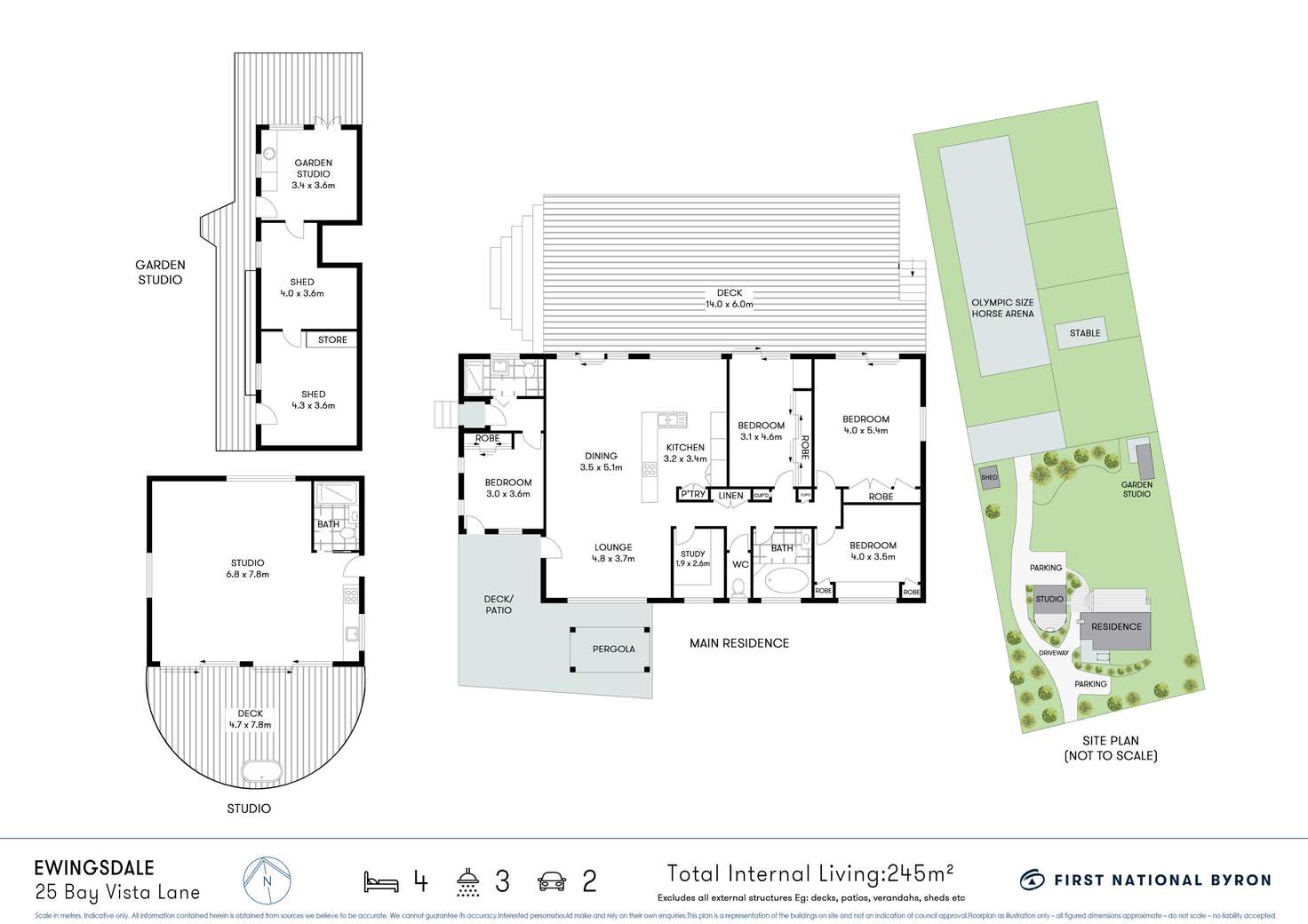 Floorplan of Homely house listing, 25 Bay Vista Lane, Ewingsdale NSW 2481