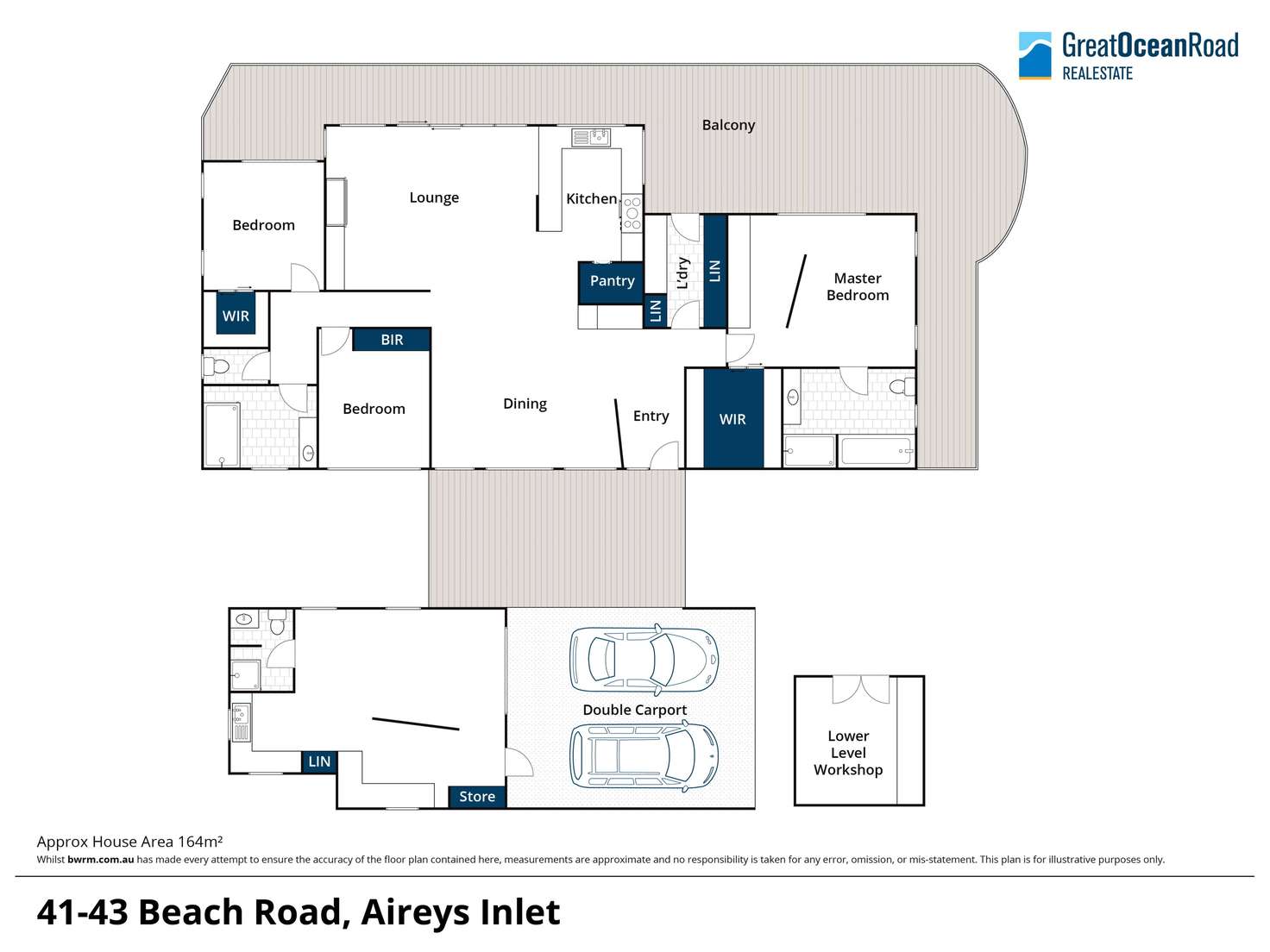 Floorplan of Homely house listing, 41-43 Beach Road, Aireys Inlet VIC 3231