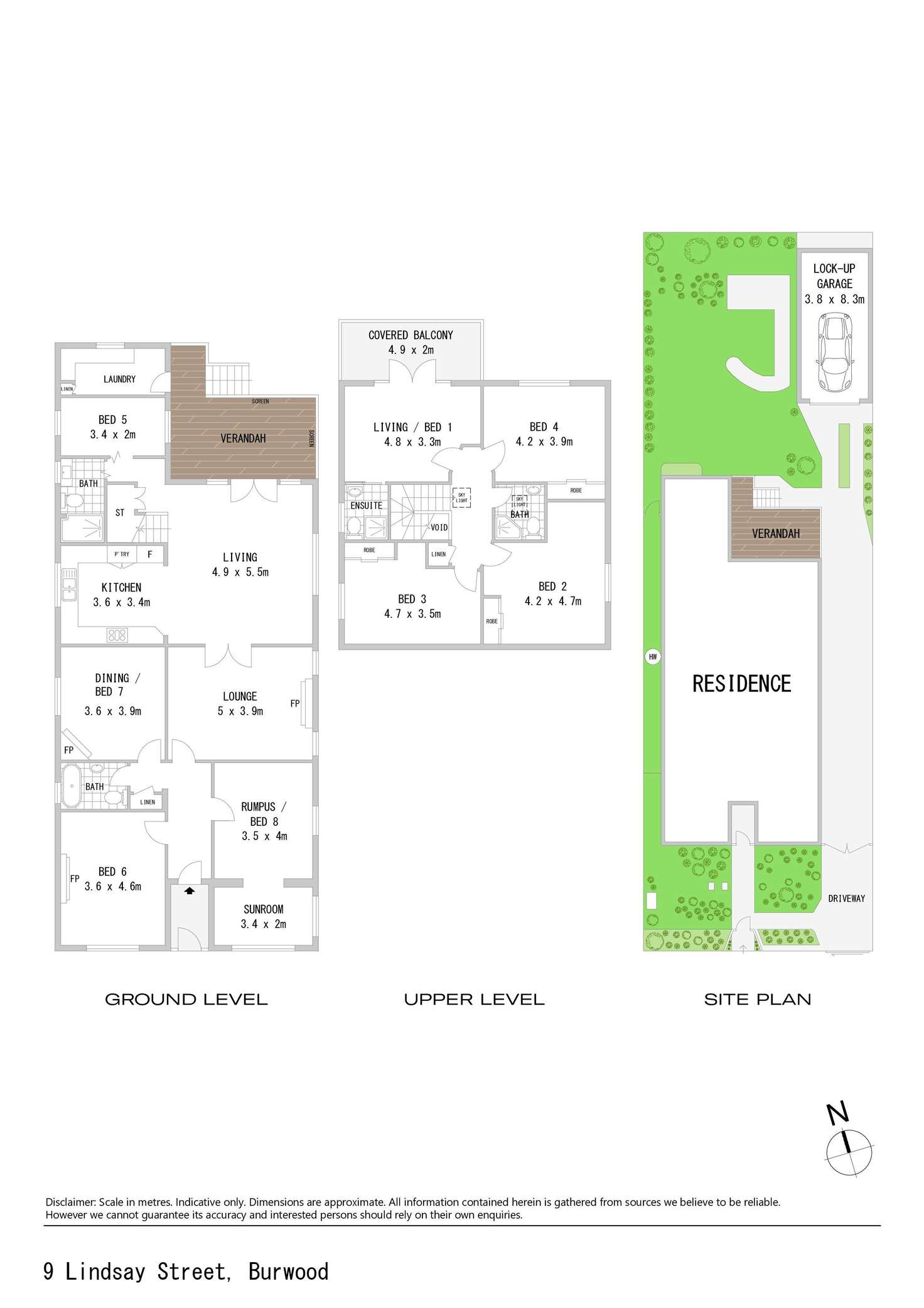 Floorplan of Homely house listing, 9 Lindsay Street, Burwood NSW 2134
