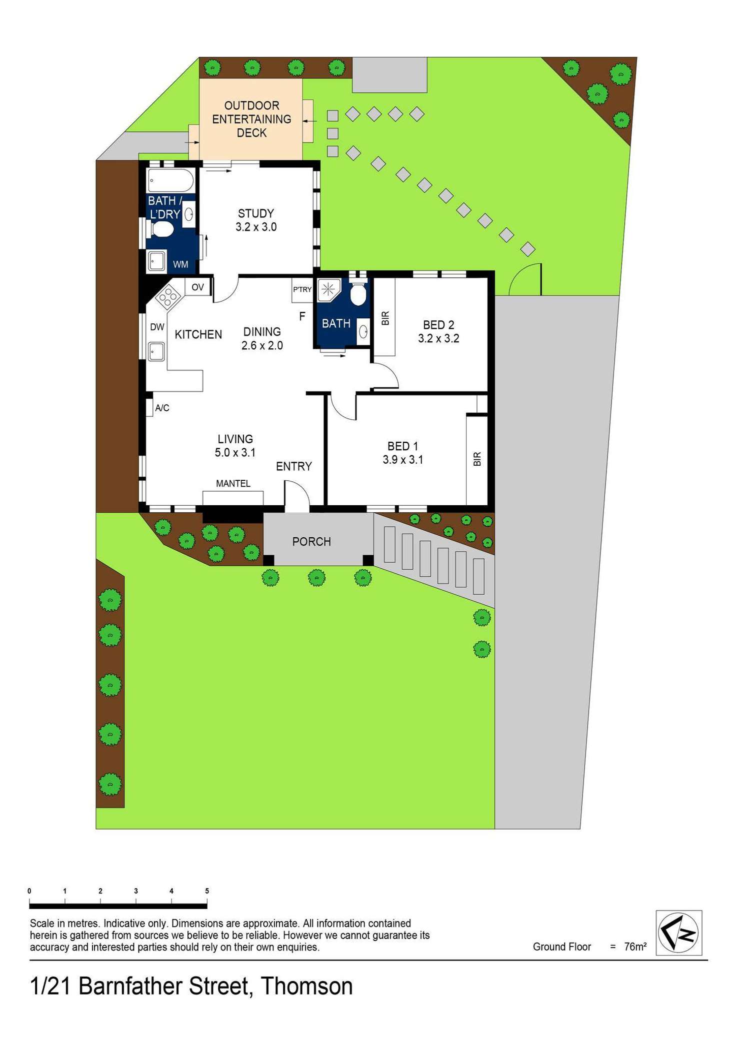 Floorplan of Homely house listing, 1/21 Barnfather Street, Thomson VIC 3219