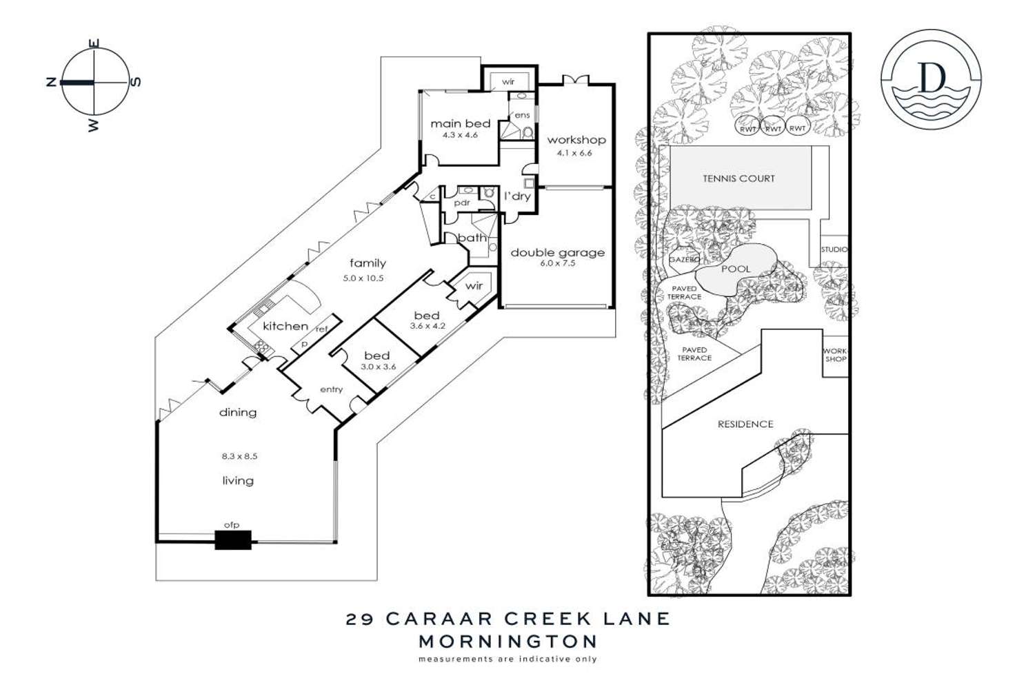 Floorplan of Homely house listing, 29 Caraar Creek Lane, Mornington VIC 3931