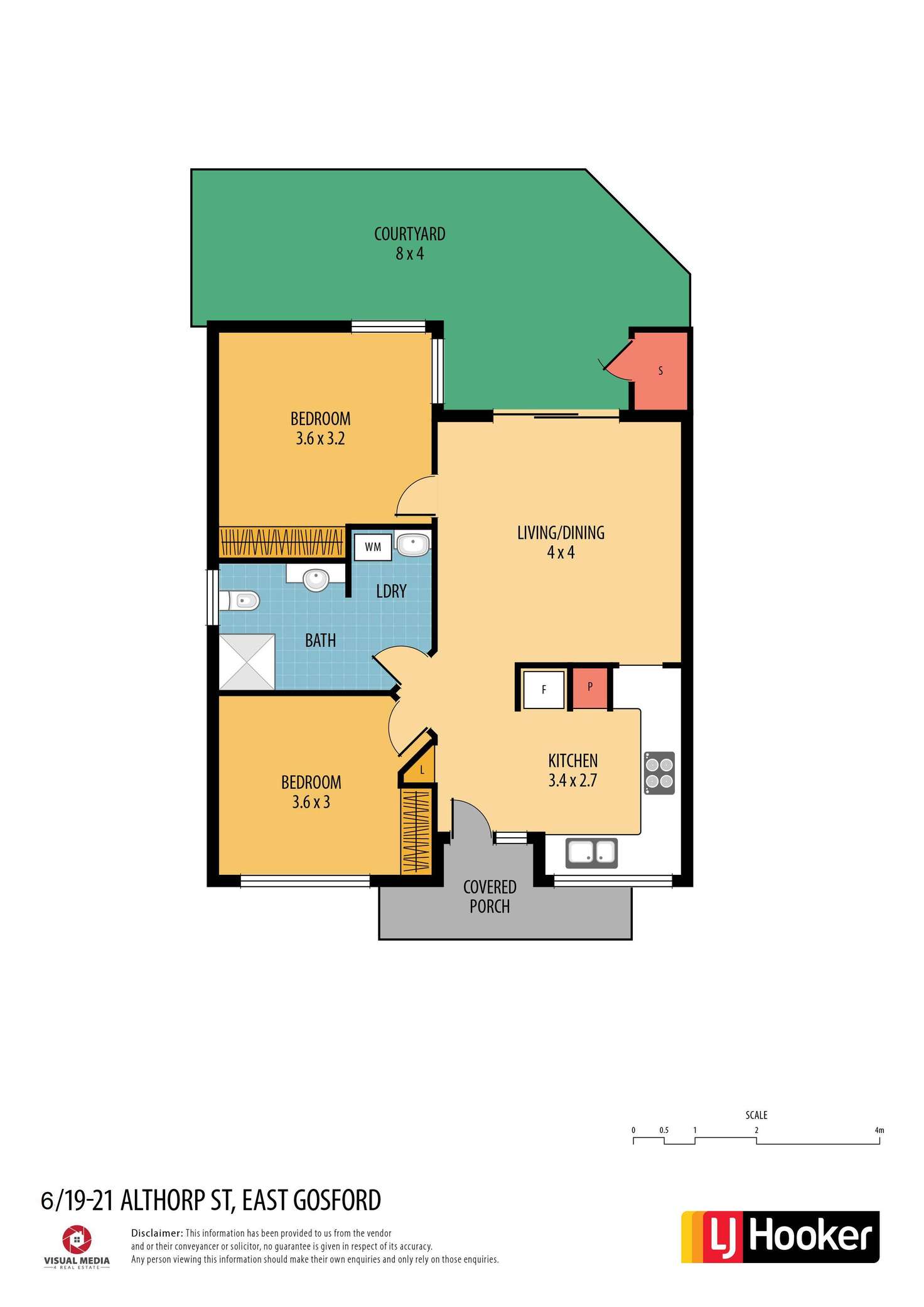 Floorplan of Homely villa listing, 6/19-21 Althorp Street, East Gosford NSW 2250