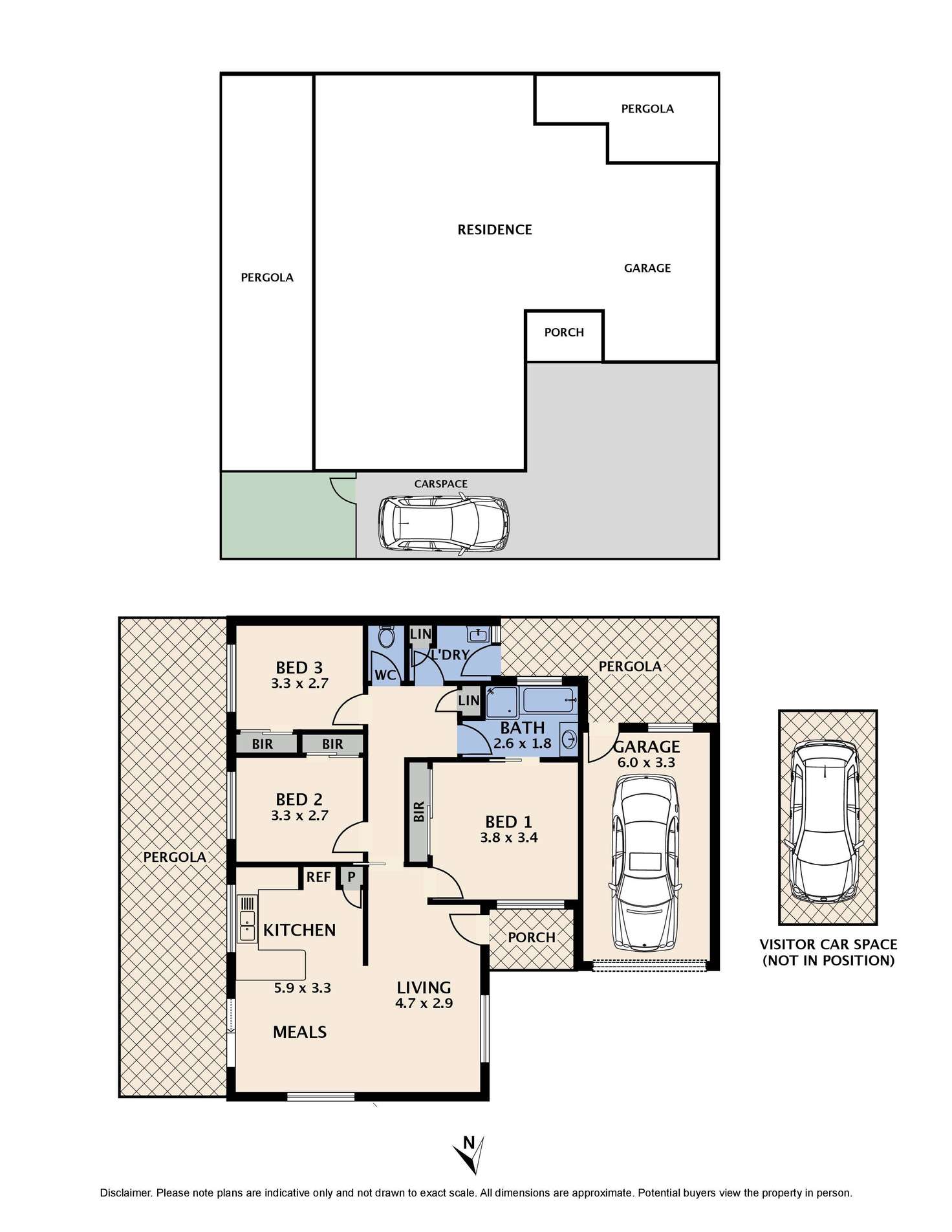 Floorplan of Homely unit listing, 5/90 Pine Street, Reservoir VIC 3073