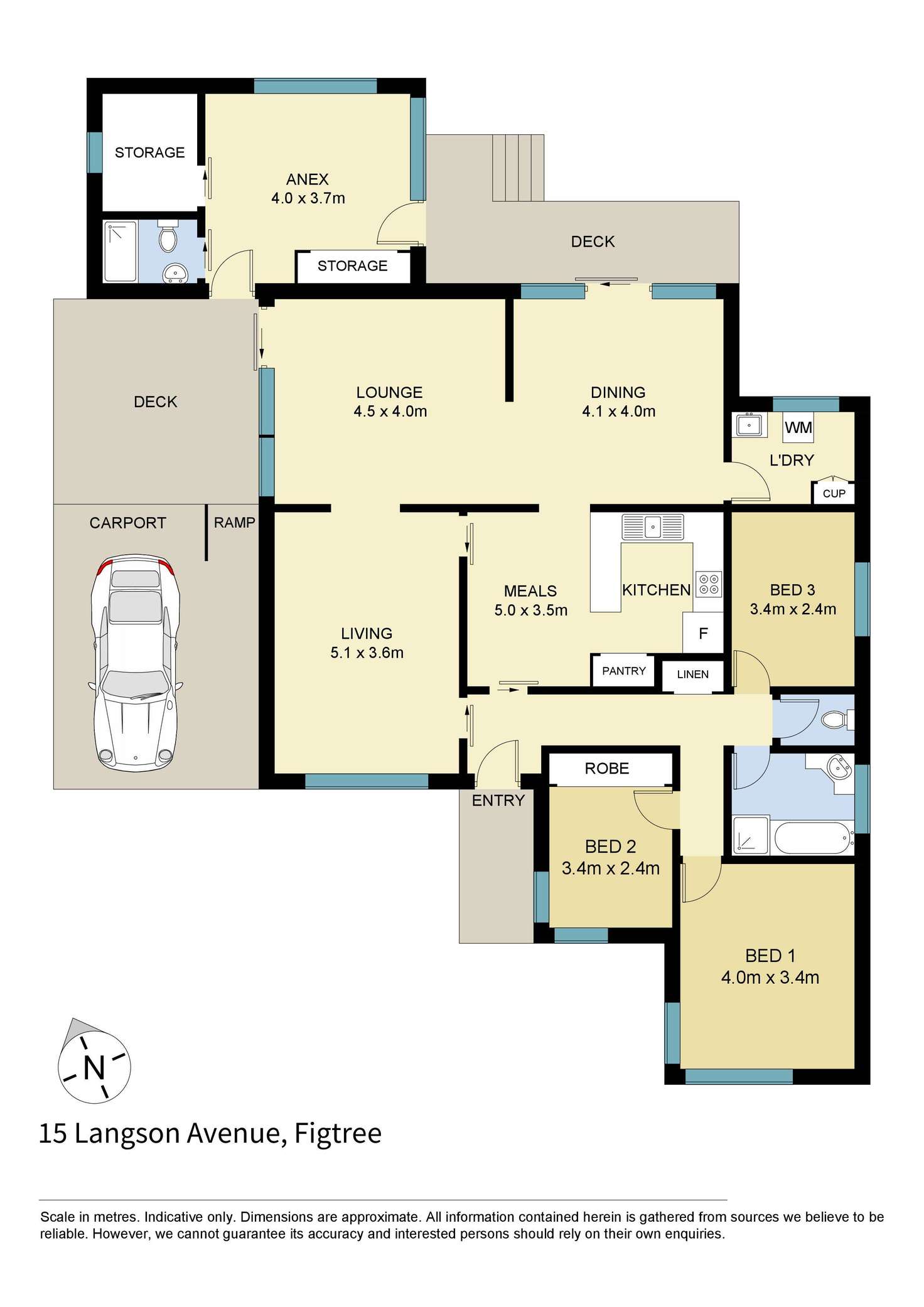 Floorplan of Homely house listing, 15 Langson Avenue, Figtree NSW 2525