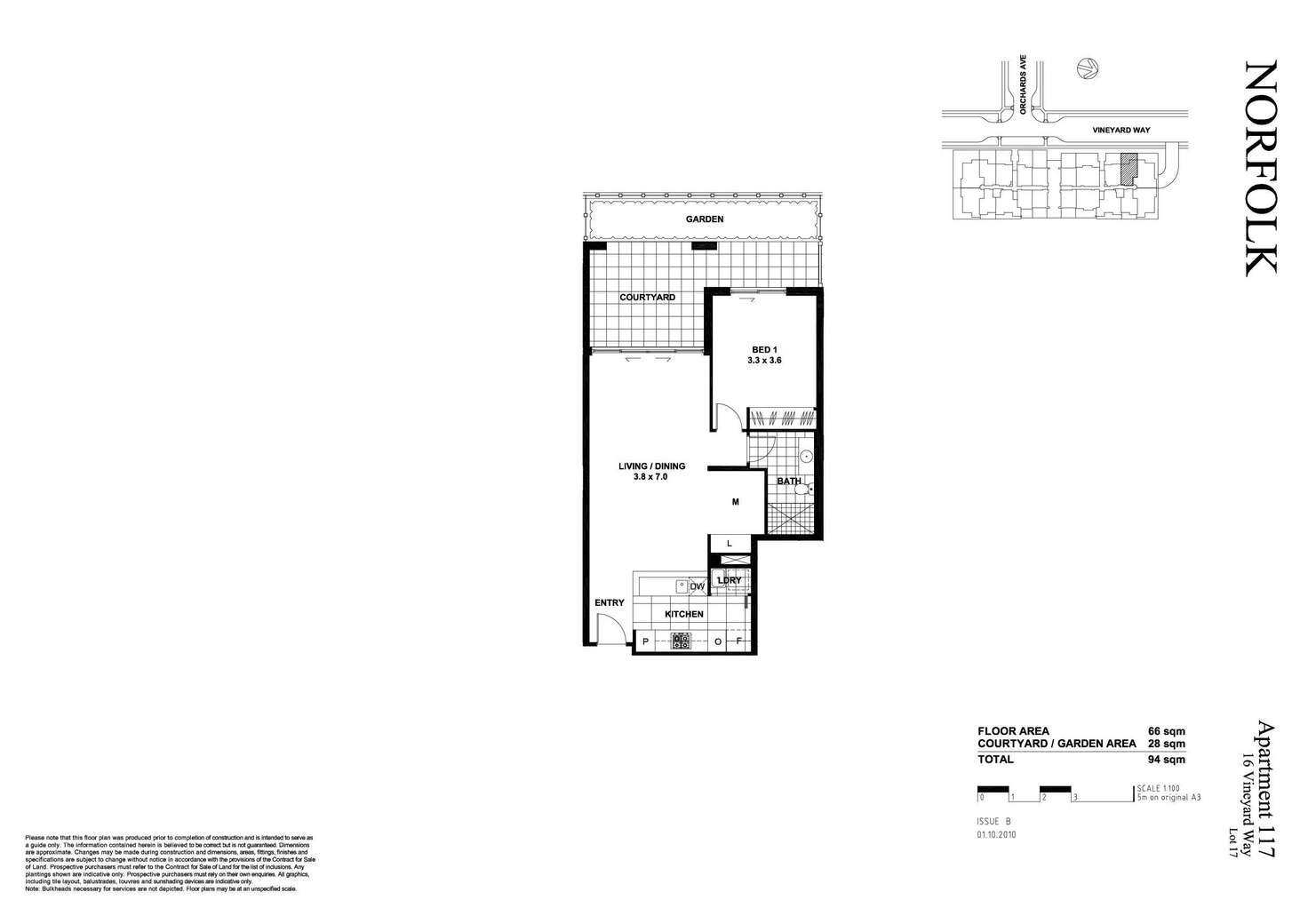 Floorplan of Homely apartment listing, 117/10-16 Vineyard Way, Breakfast Point NSW 2137
