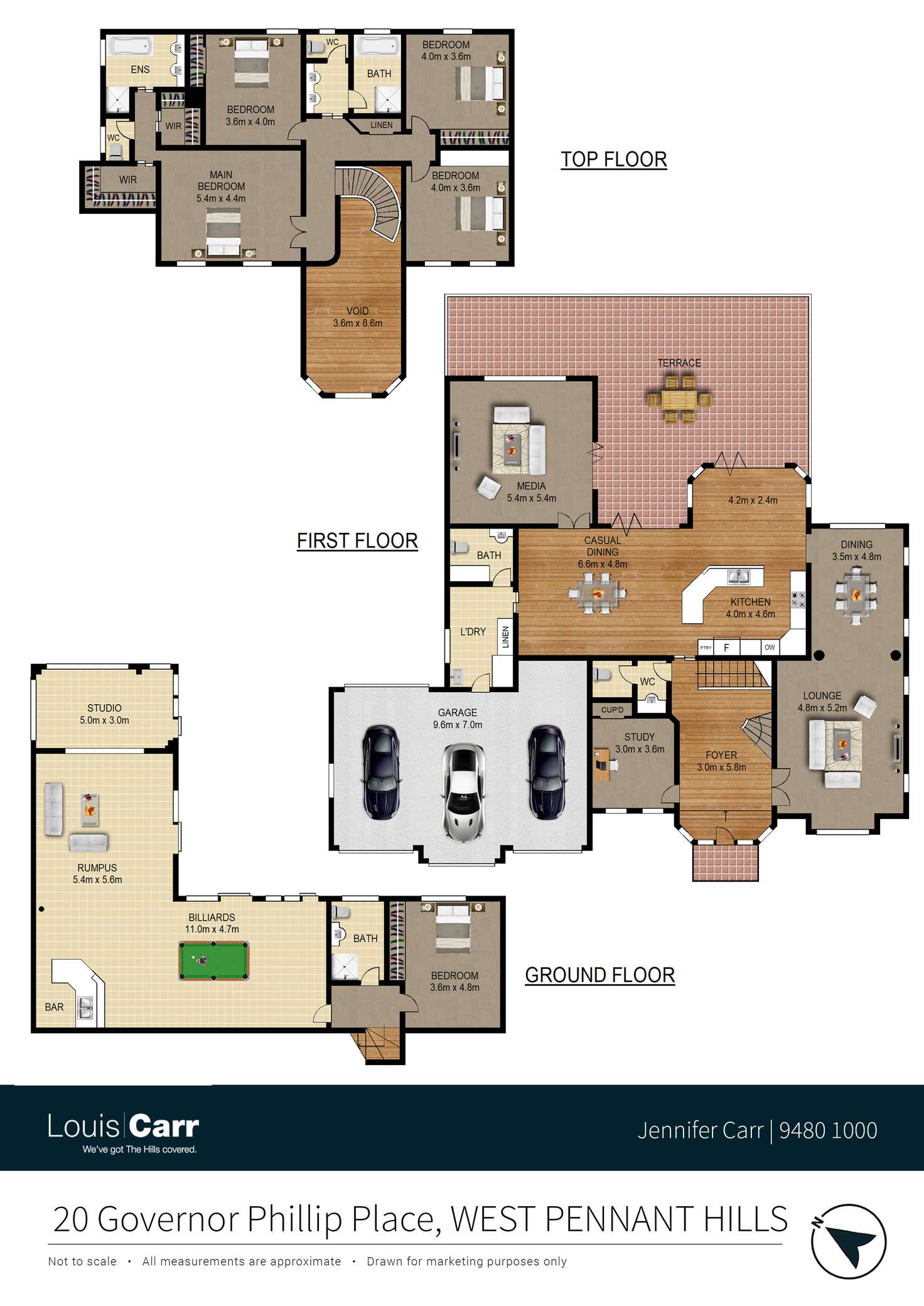 Floorplan of Homely house listing, 20 Governor Phillip Place, West Pennant Hills NSW 2125