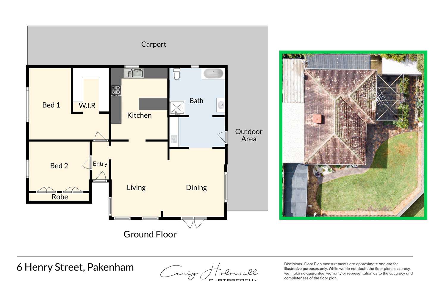 Floorplan of Homely house listing, 6 Henry Street, Pakenham VIC 3810