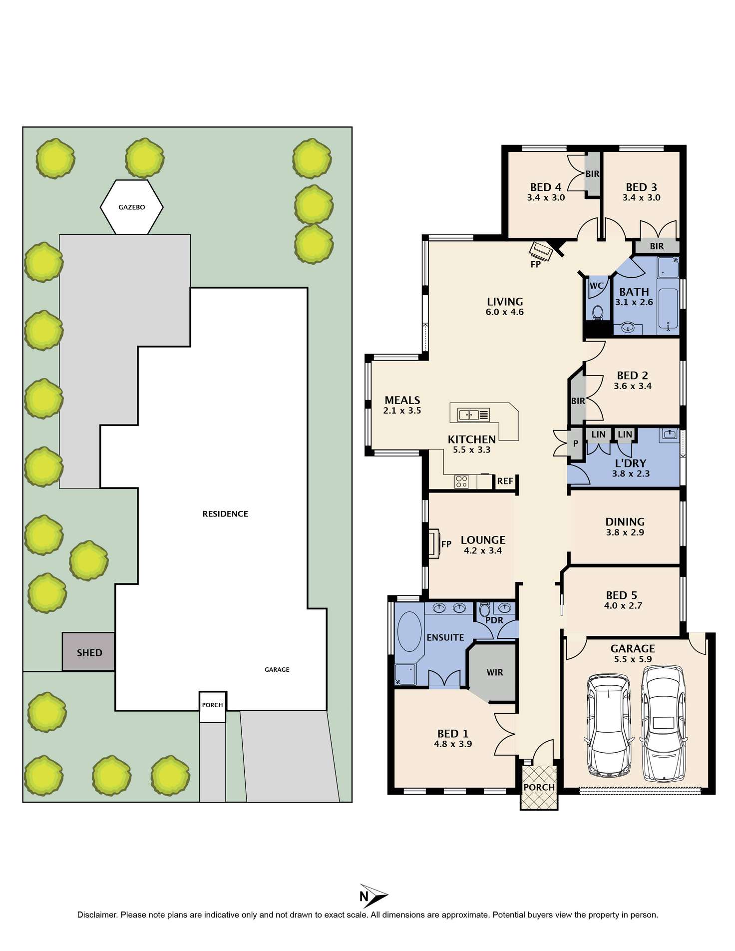 Floorplan of Homely house listing, 8 Grandview Boulevard, Craigieburn VIC 3064