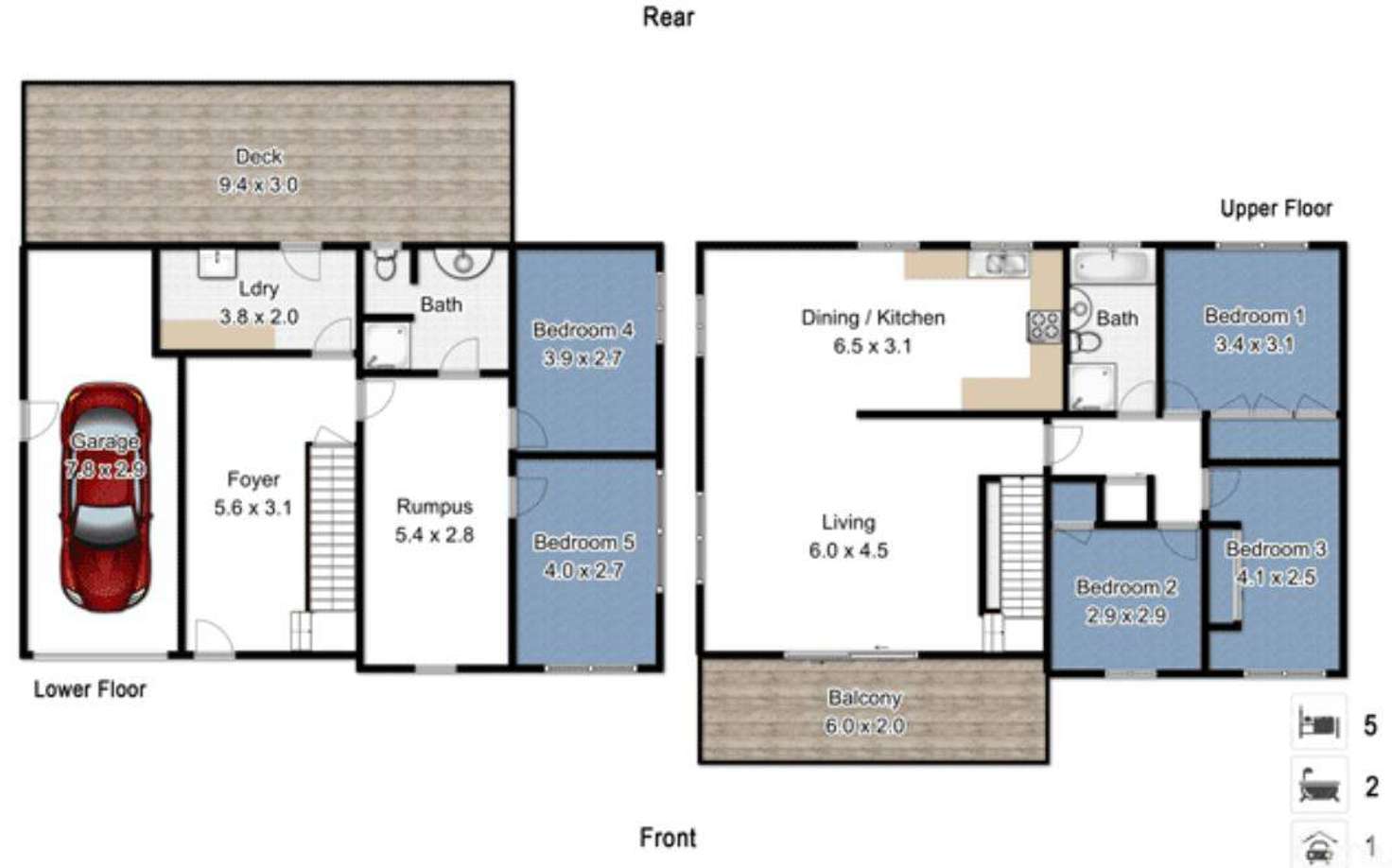 Floorplan of Homely house listing, 40 Oleander Crescent, Riverstone NSW 2765