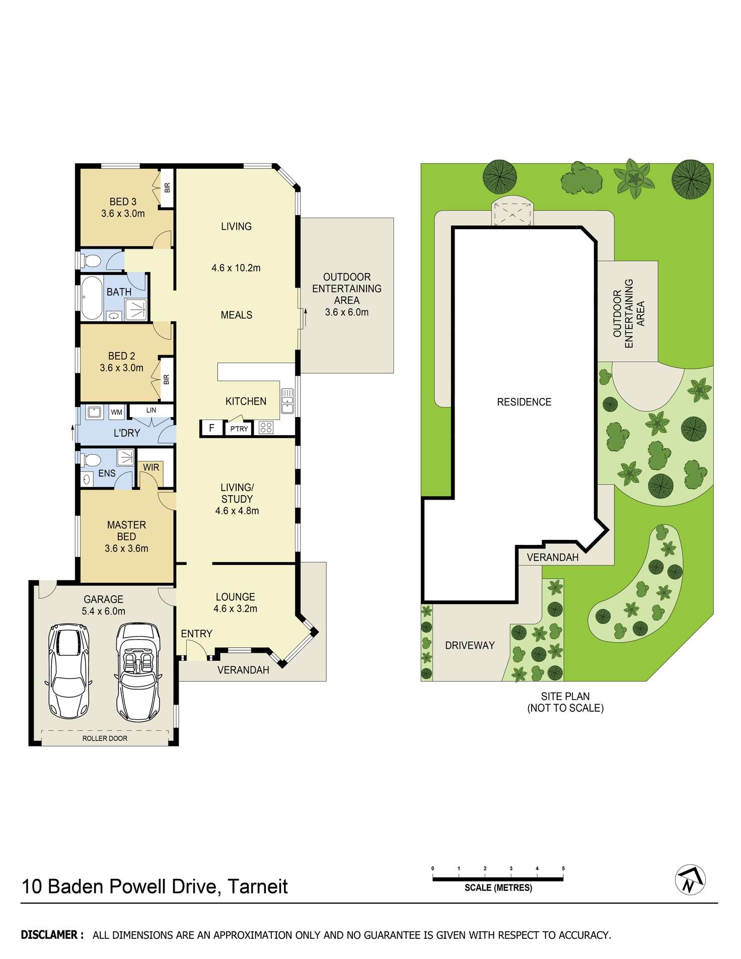 Floorplan of Homely house listing, 10 Baden Powell Drive, Tarneit VIC 3029