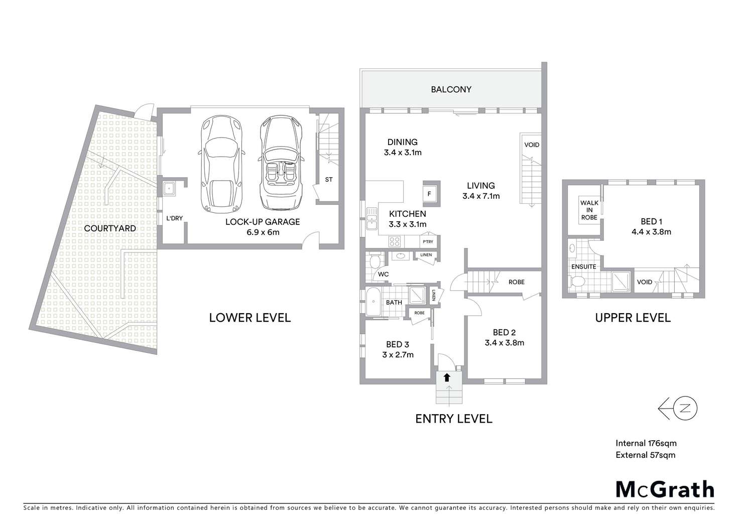 Floorplan of Homely townhouse listing, 1/674 The Entrance Road, Wamberal NSW 2260