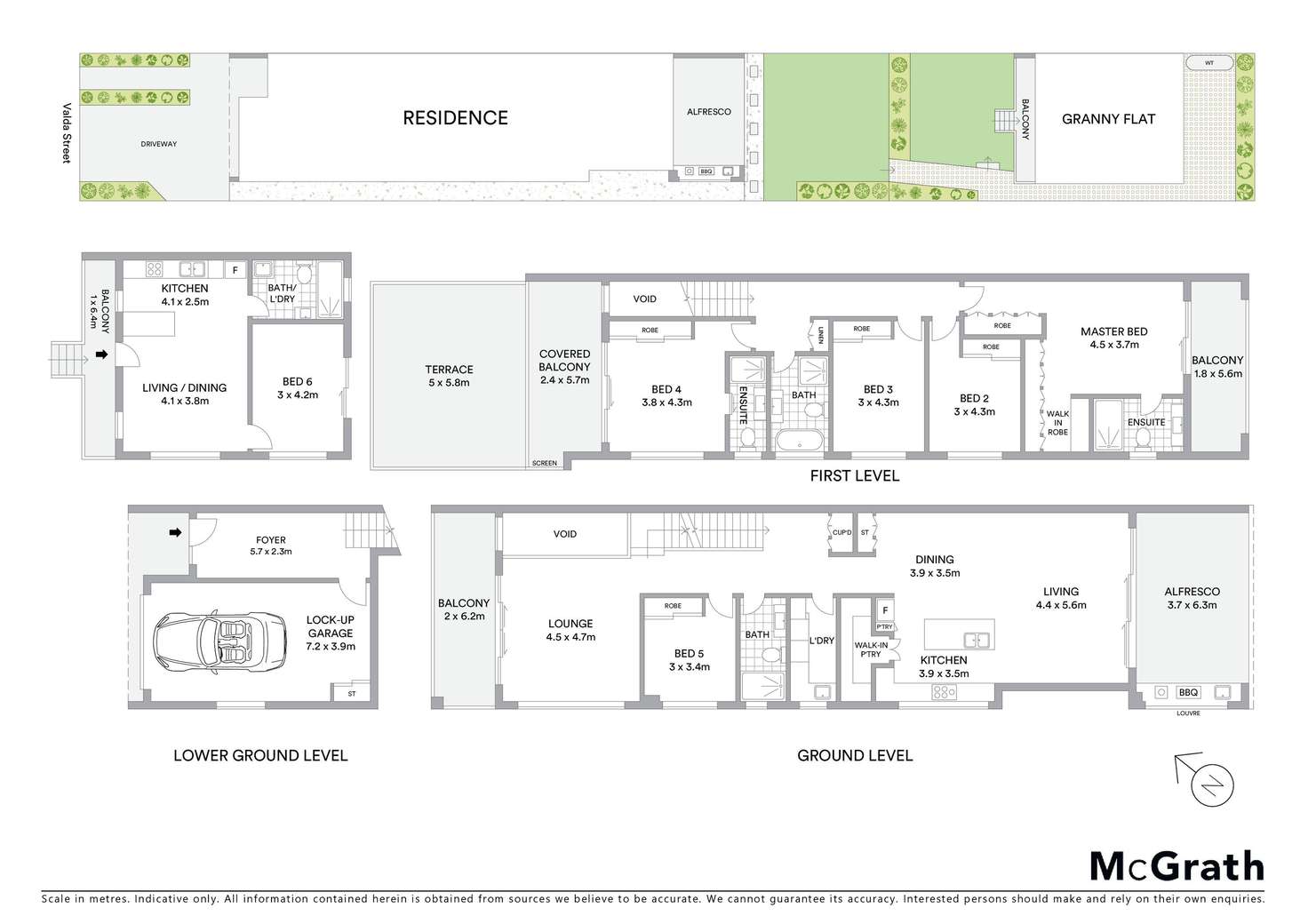 Floorplan of Homely semiDetached listing, 20 Valda Street, Bexley NSW 2207