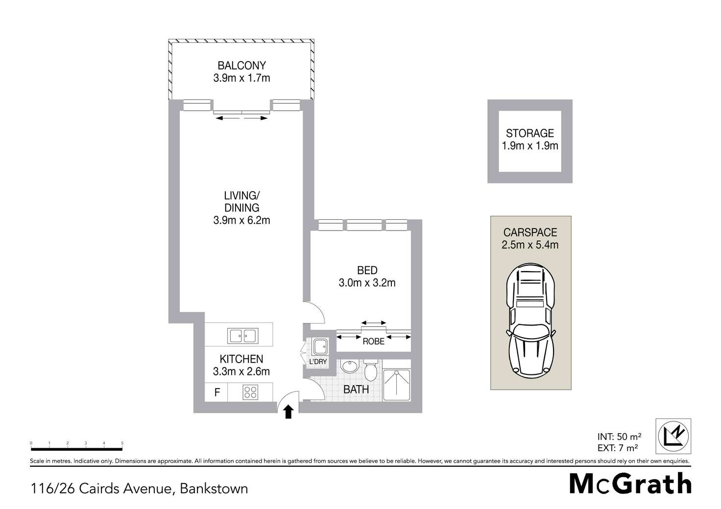 Floorplan of Homely apartment listing, 116/26 Cairds Avenue, Bankstown NSW 2200
