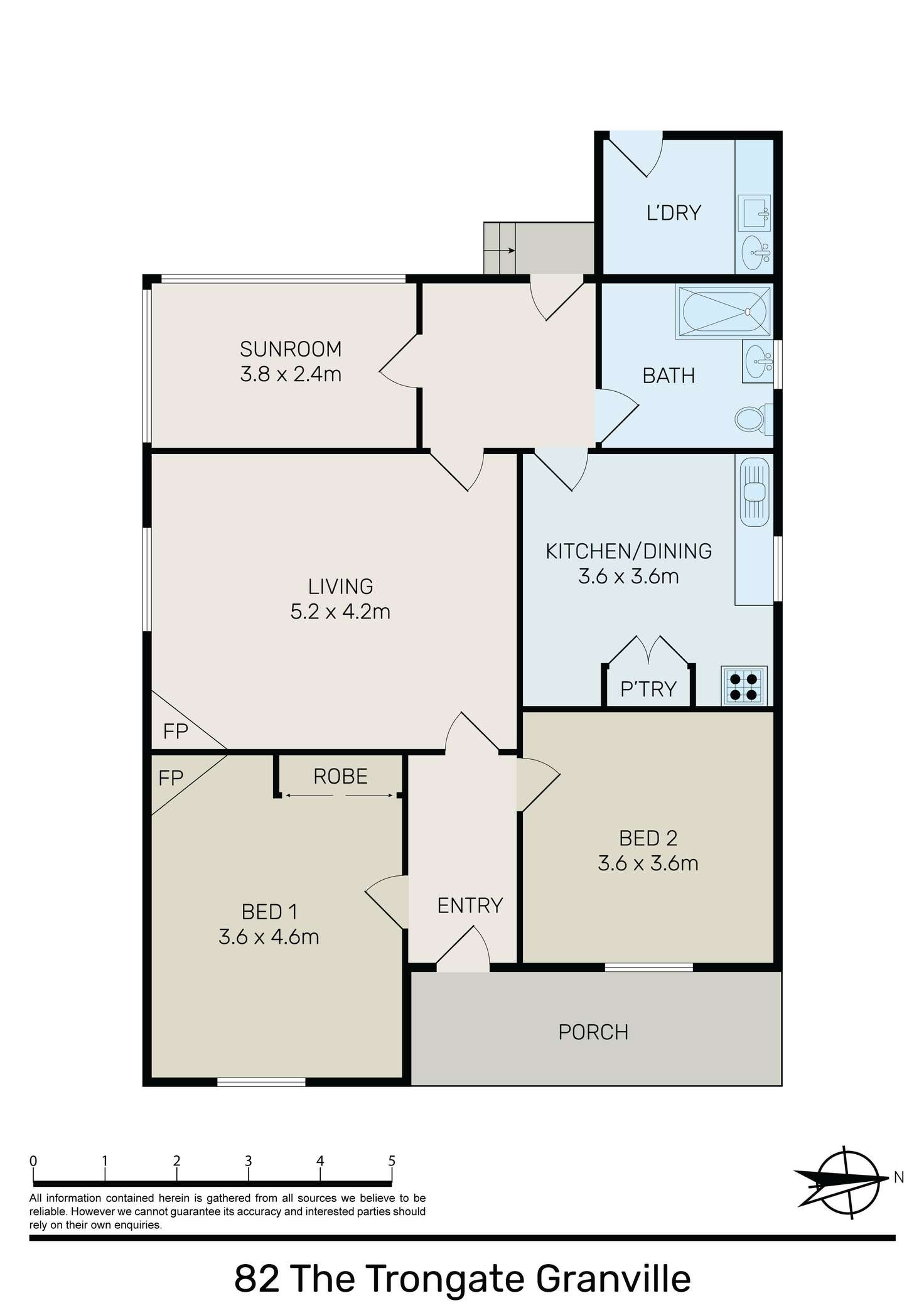 Floorplan of Homely house listing, 82 The Trongate, Granville NSW 2142