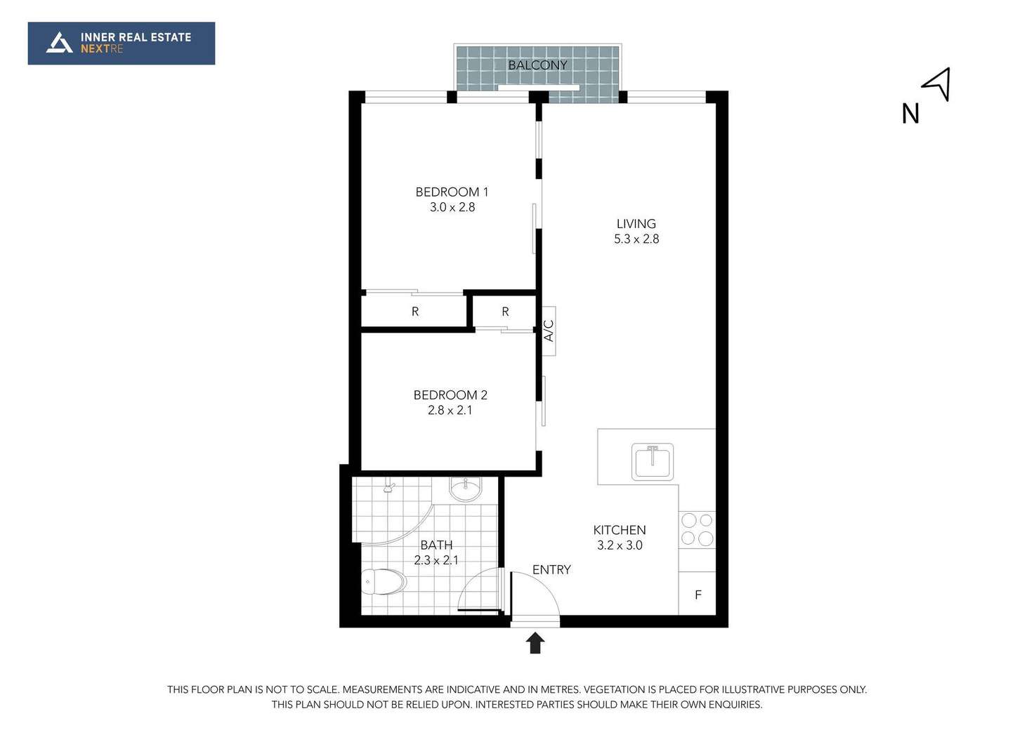 Floorplan of Homely apartment listing, Level 23/2302/39 Lonsdale Street, Melbourne VIC 3000