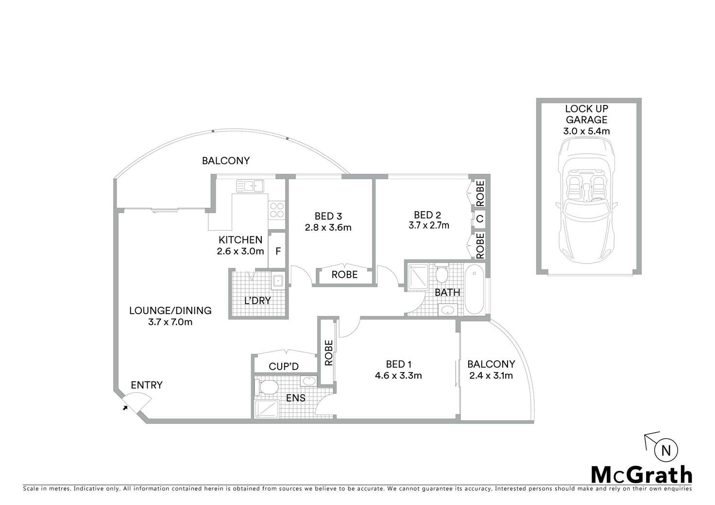 Floorplan of Homely unit listing, 13/1 Belgian Street, Westmead NSW 2145