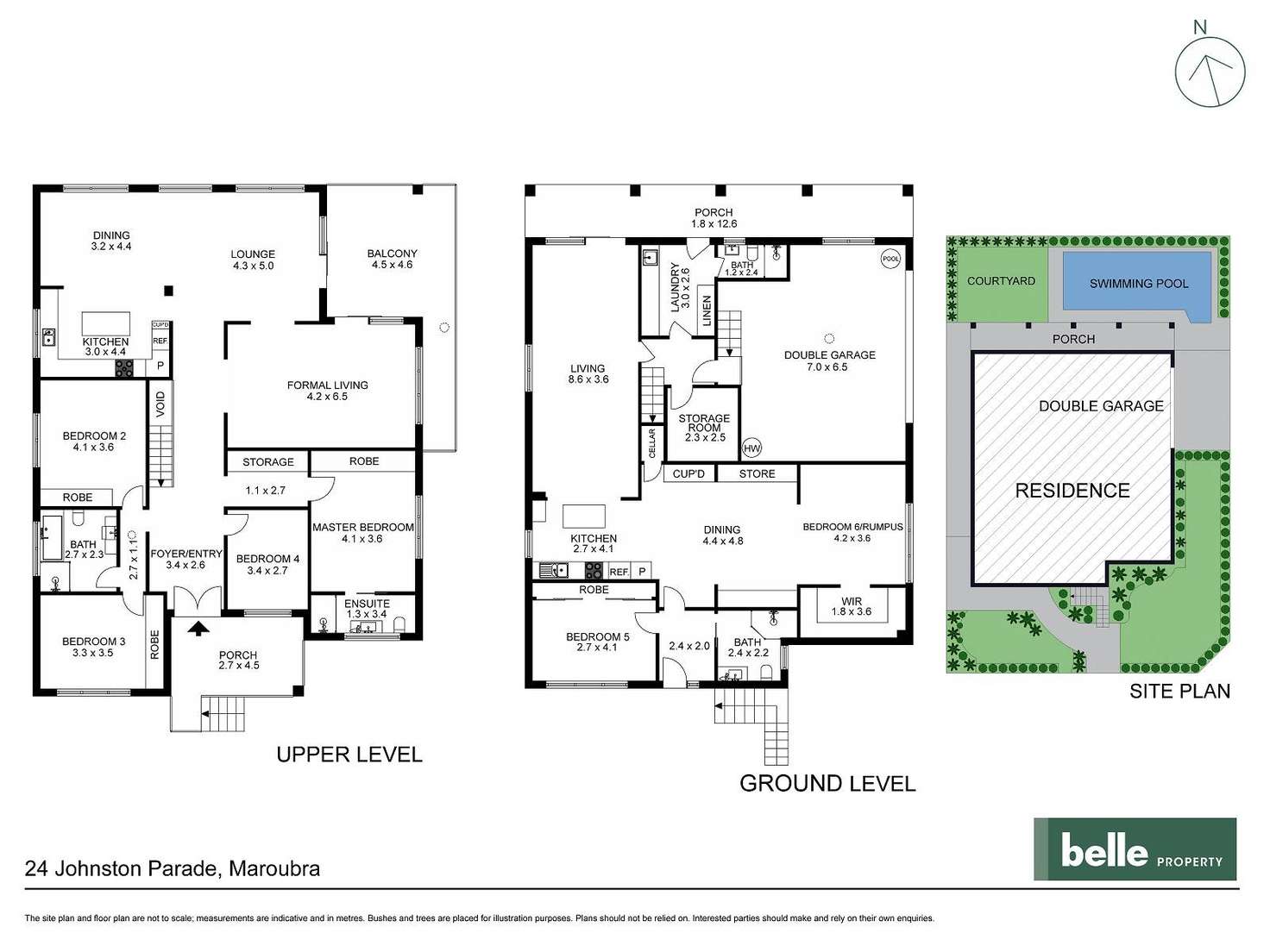 Floorplan of Homely house listing, 24 Johnston Parade, South Coogee NSW 2034