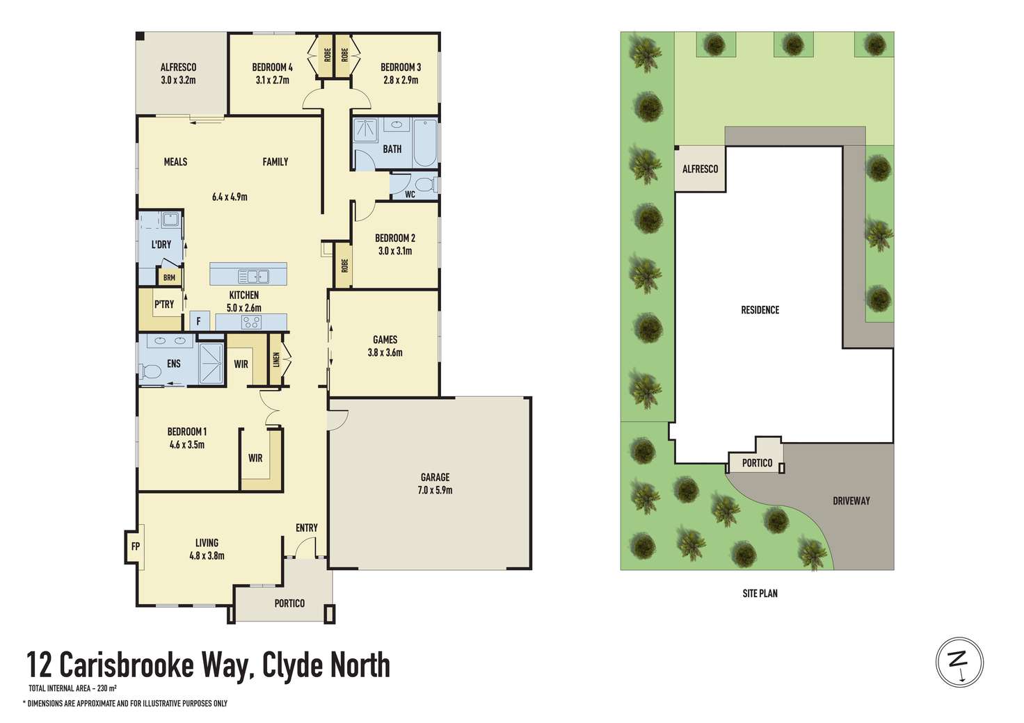 Floorplan of Homely house listing, 12 Carisbrooke Way, Clyde North VIC 3978