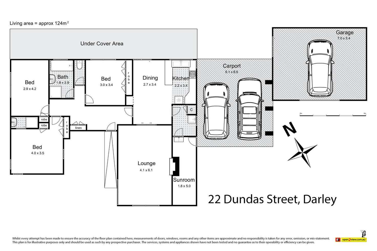 Floorplan of Homely house listing, 22 Dundas Street, Darley VIC 3340