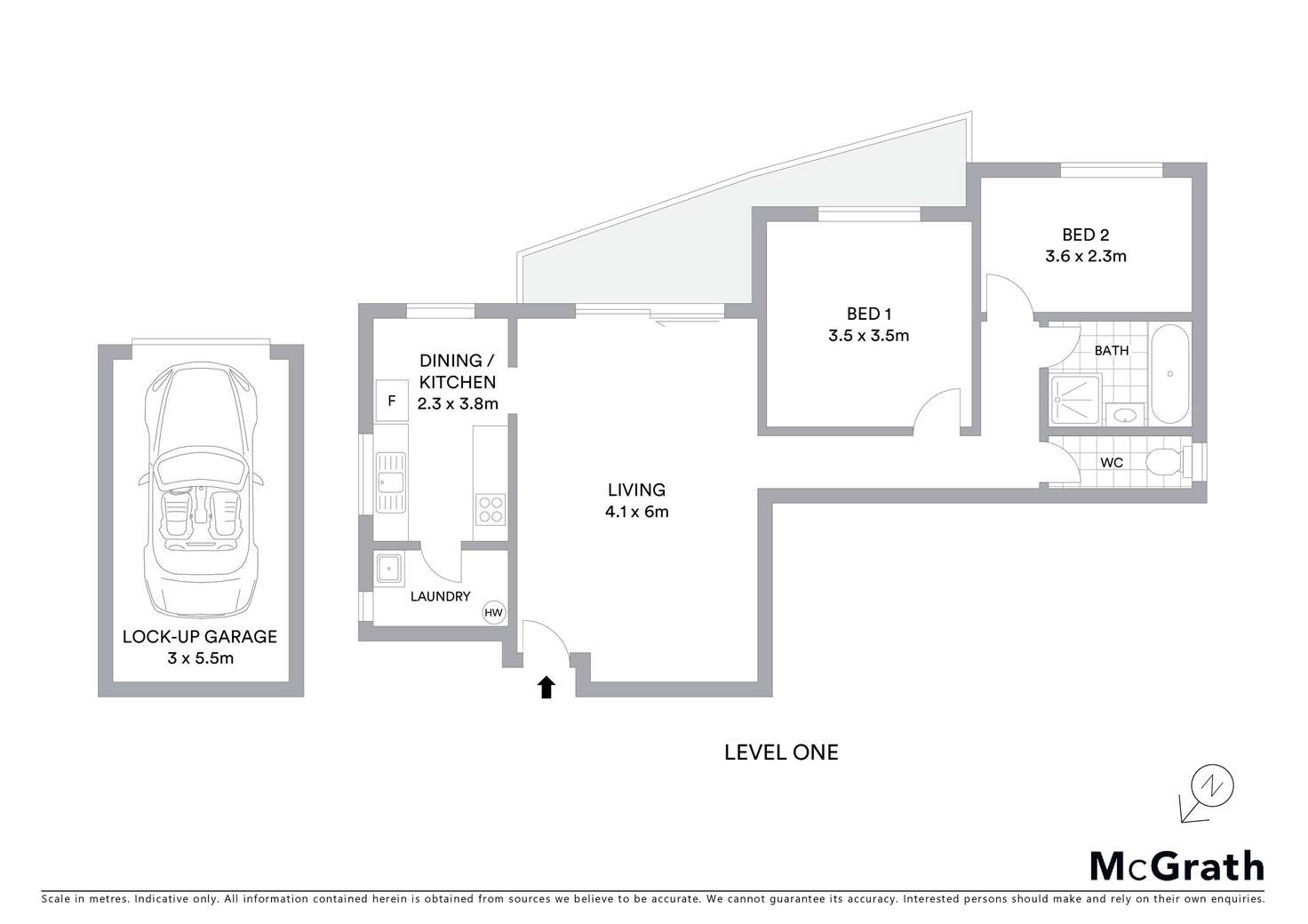 Floorplan of Homely apartment listing, 9/123 Harrow Road, Bexley NSW 2207