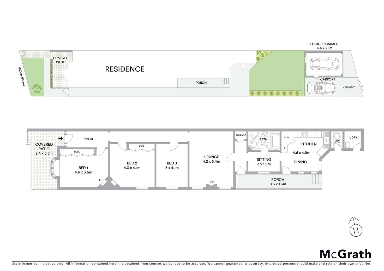 Floorplan of Homely house listing, 36 Villiers Street, Rockdale NSW 2216