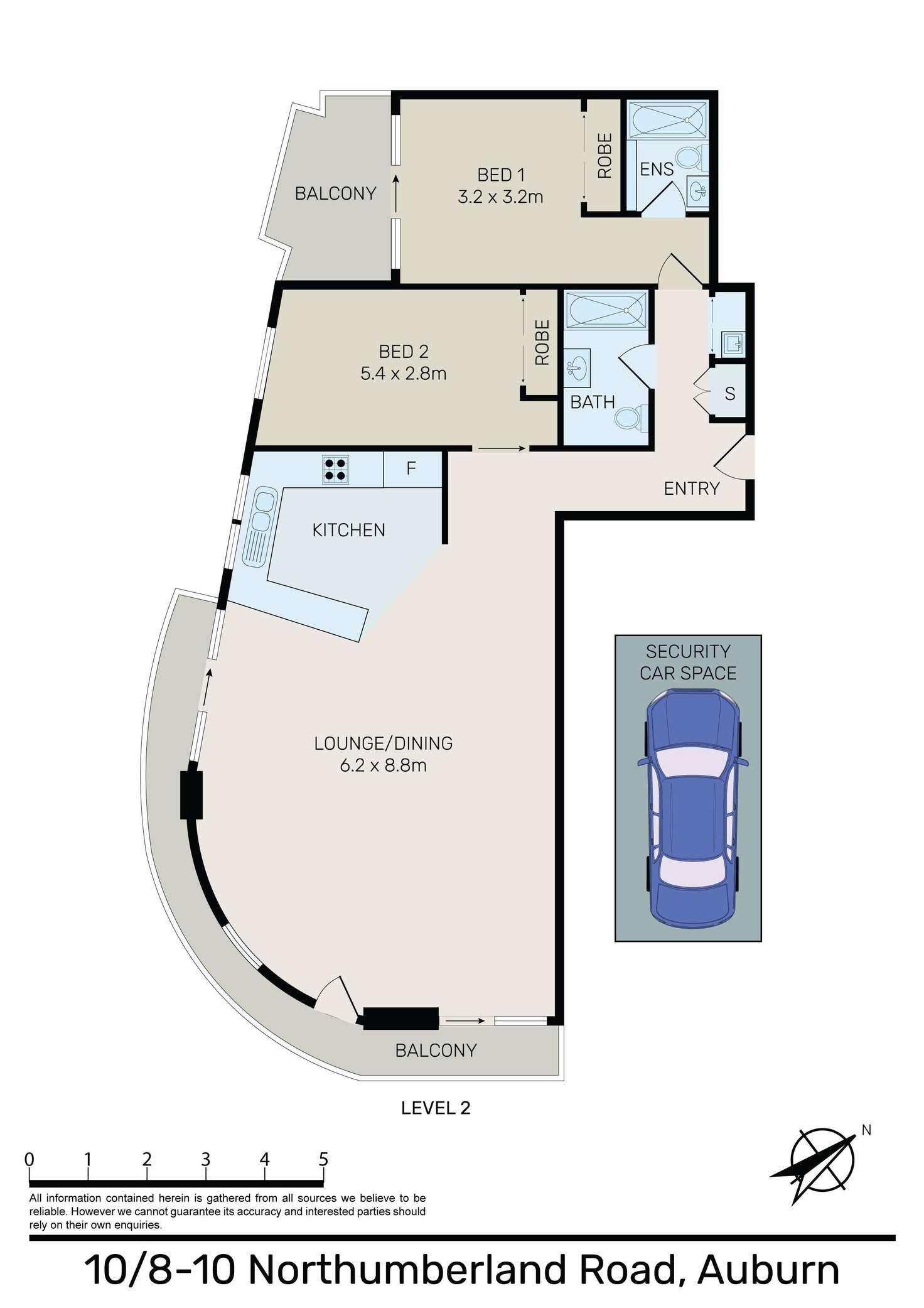 Floorplan of Homely unit listing, 10/8-10 Northumberland Road, Auburn NSW 2144