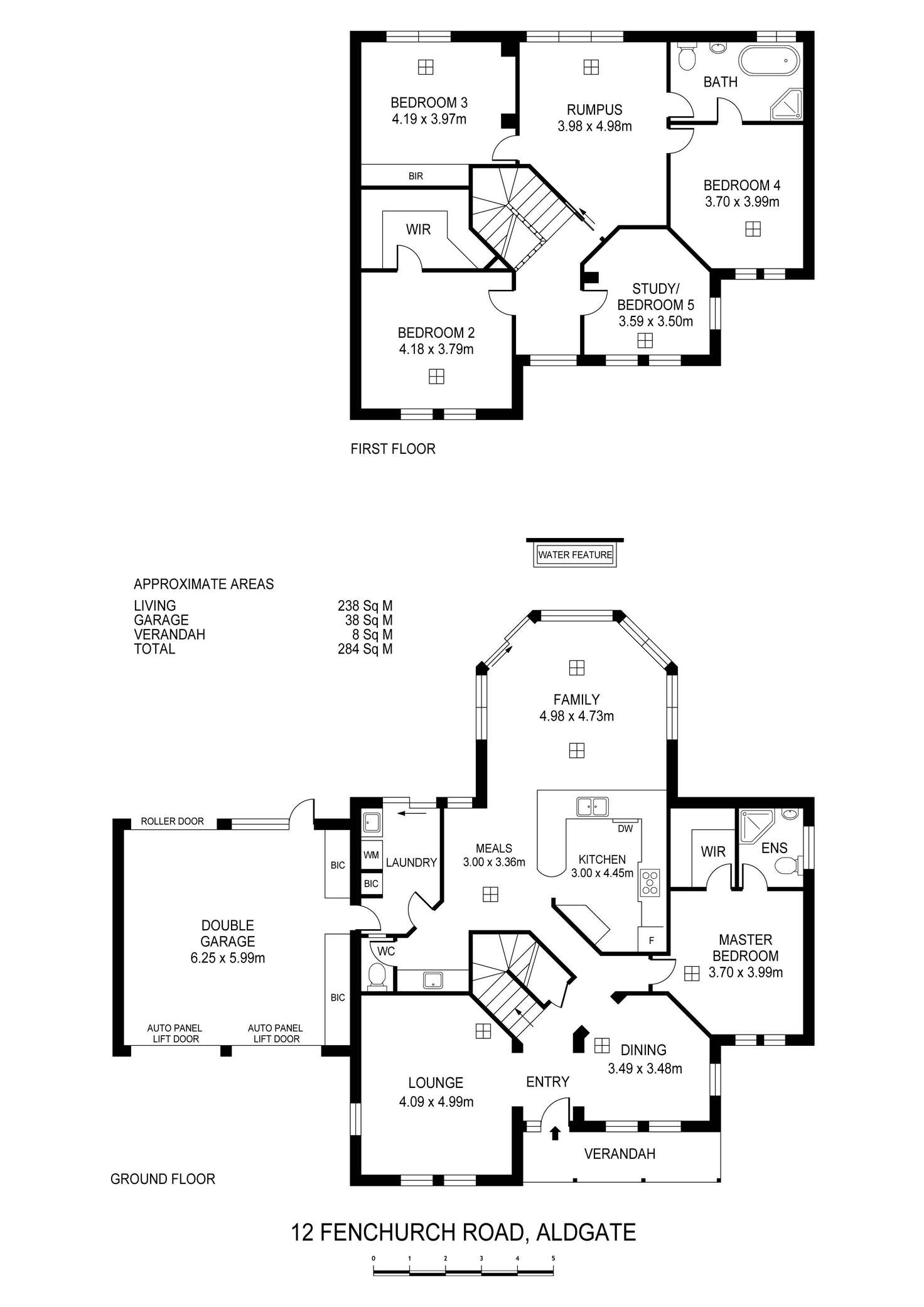Floorplan of Homely house listing, 12 Fenchurch Road, Aldgate SA 5154