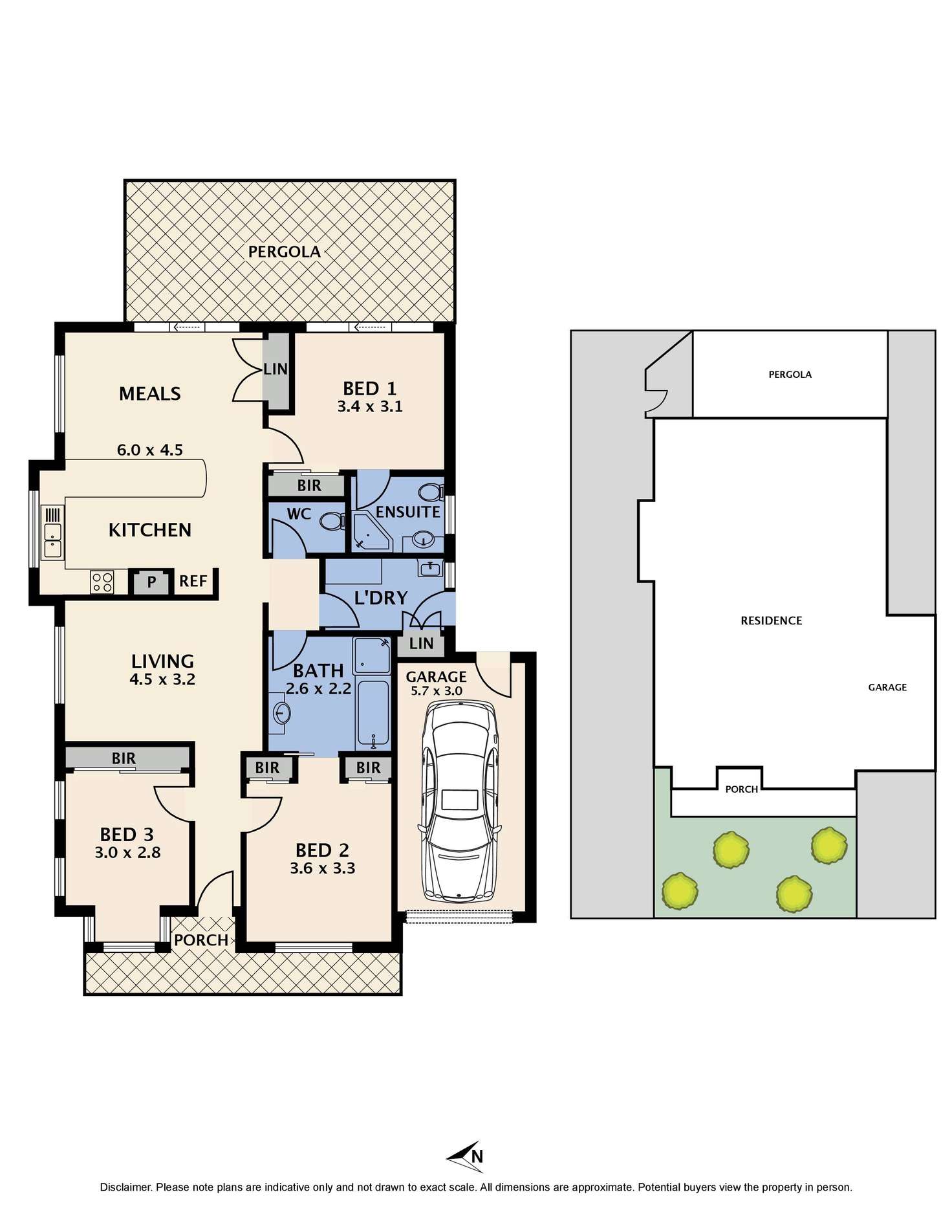 Floorplan of Homely unit listing, 1/6 McCrae Street, Reservoir VIC 3073
