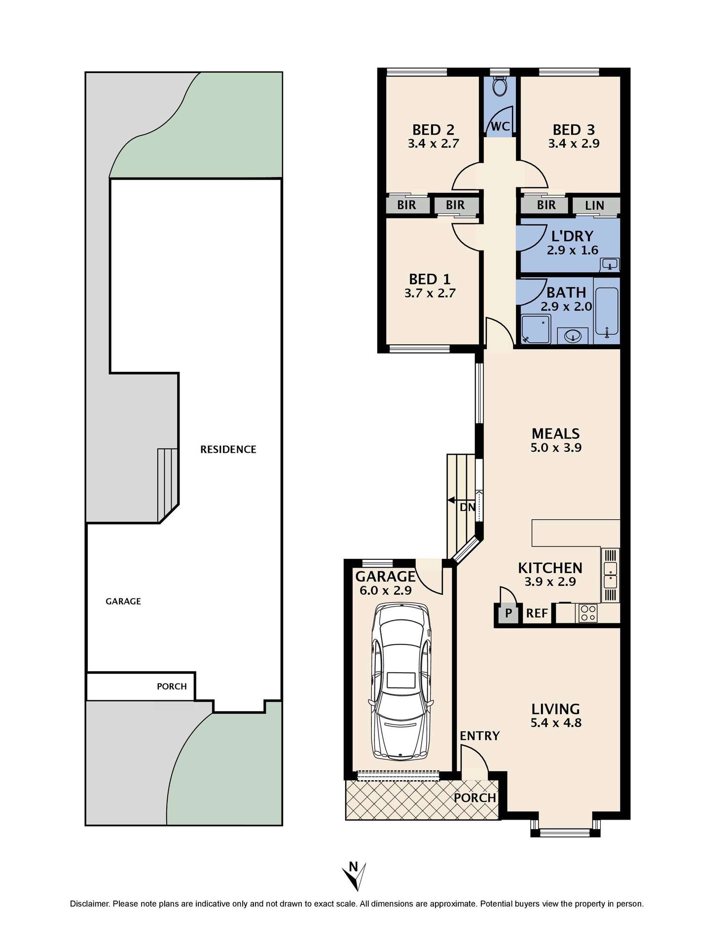 Floorplan of Homely house listing, 21A Dumbarton Street, Reservoir VIC 3073