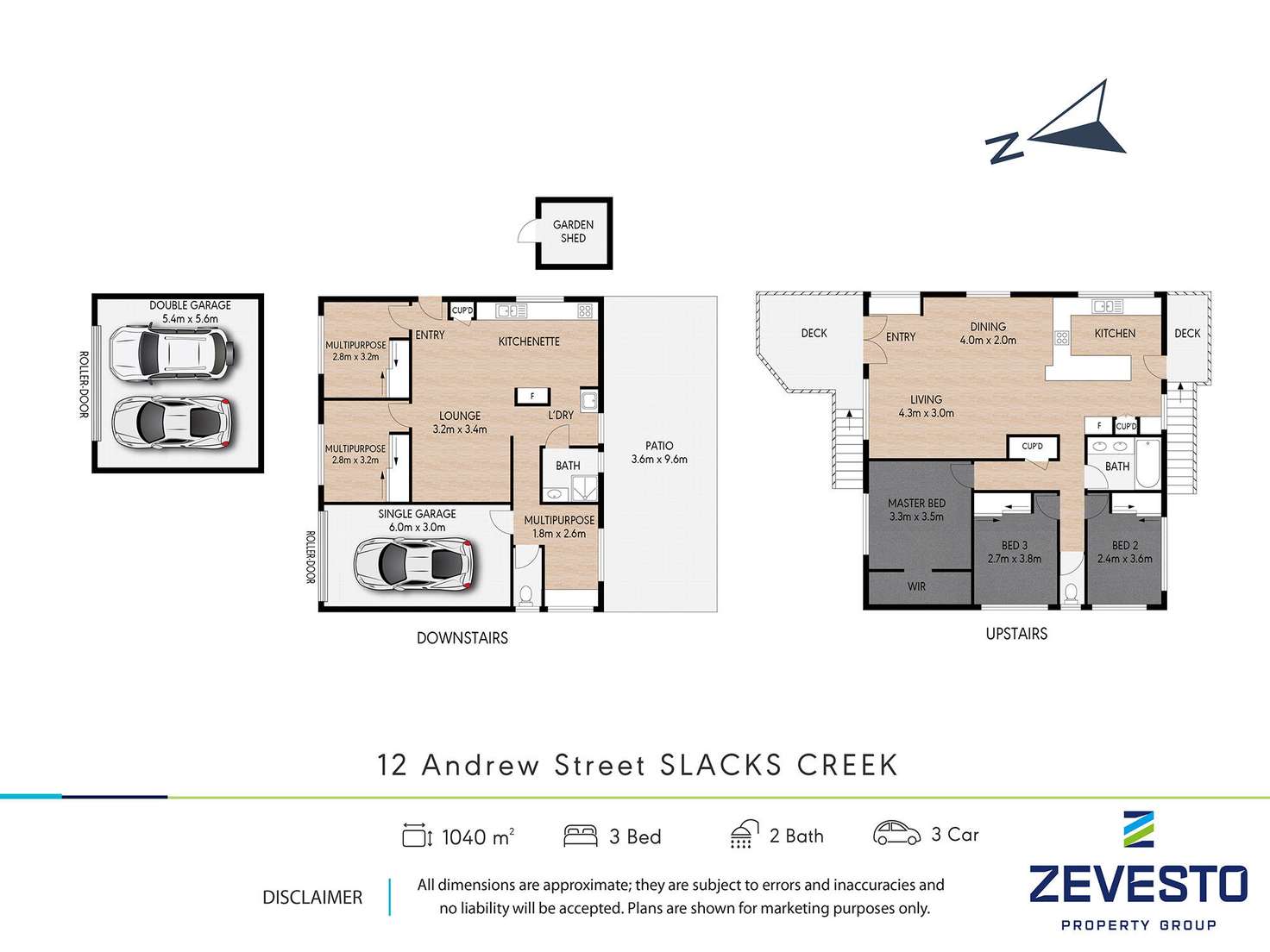 Floorplan of Homely house listing, 12 Andrew Street, Slacks Creek QLD 4127