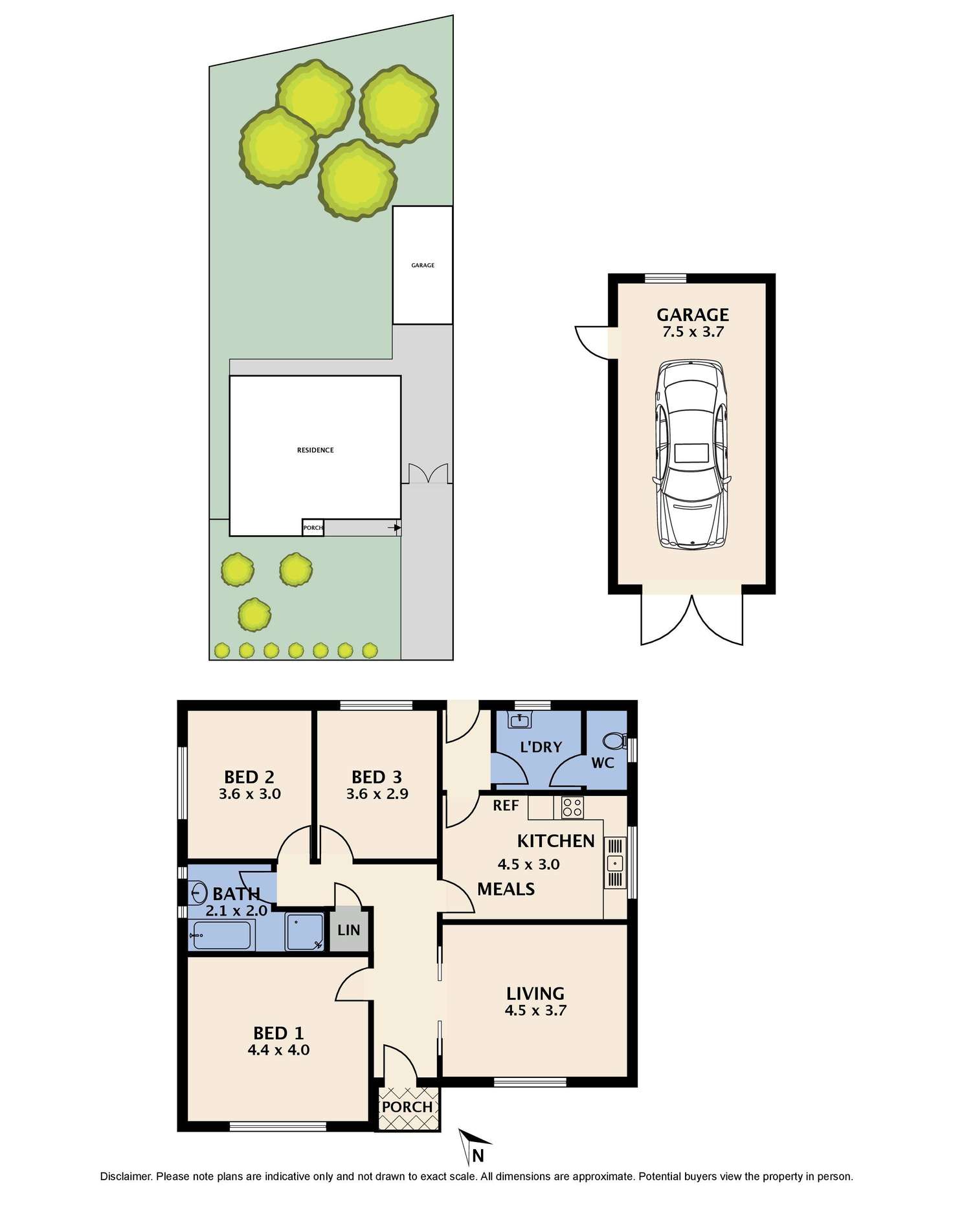 Floorplan of Homely house listing, 22 Rodman Street, Reservoir VIC 3073