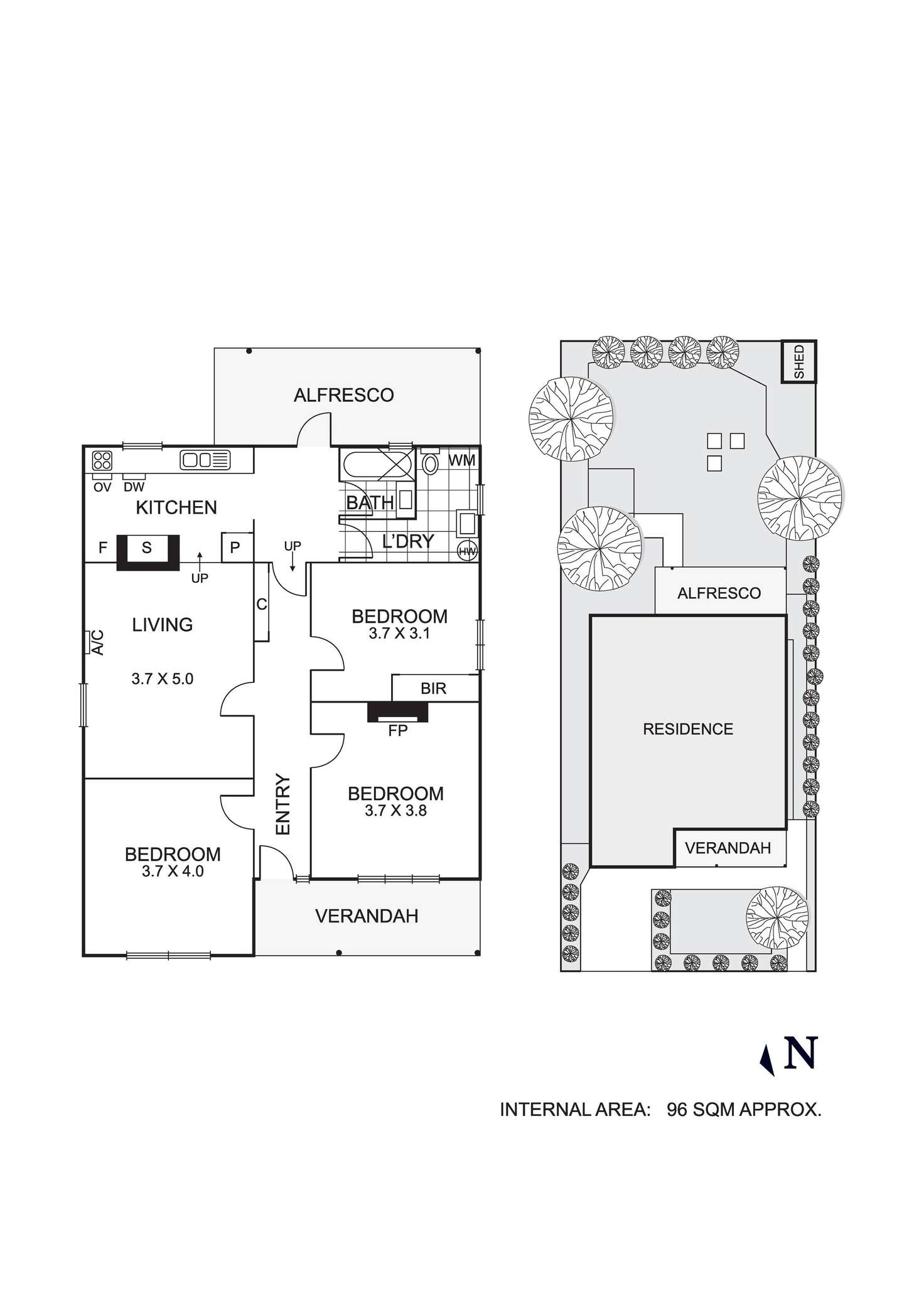 Floorplan of Homely house listing, 46 Holroyd Street, Coburg VIC 3058