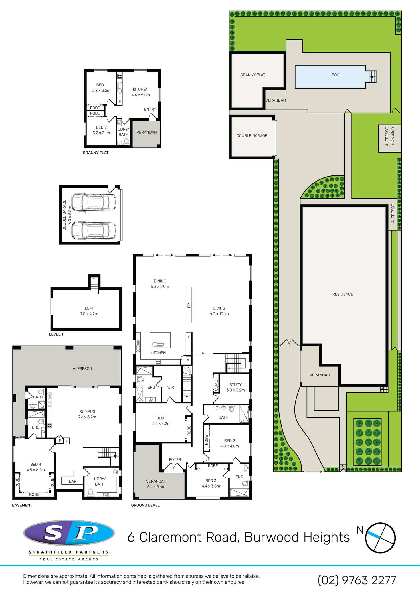 Floorplan of Homely house listing, 6 Claremont Road, Burwood Heights NSW 2136