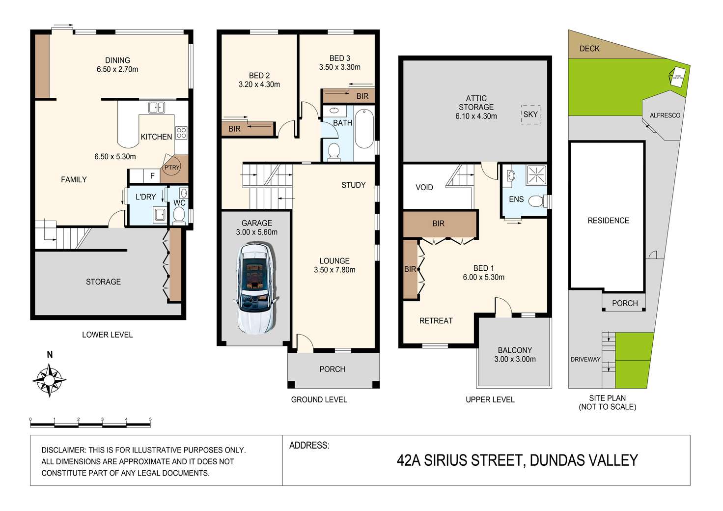 Floorplan of Homely semiDetached listing, 42A Sirius Street, Dundas Valley NSW 2117