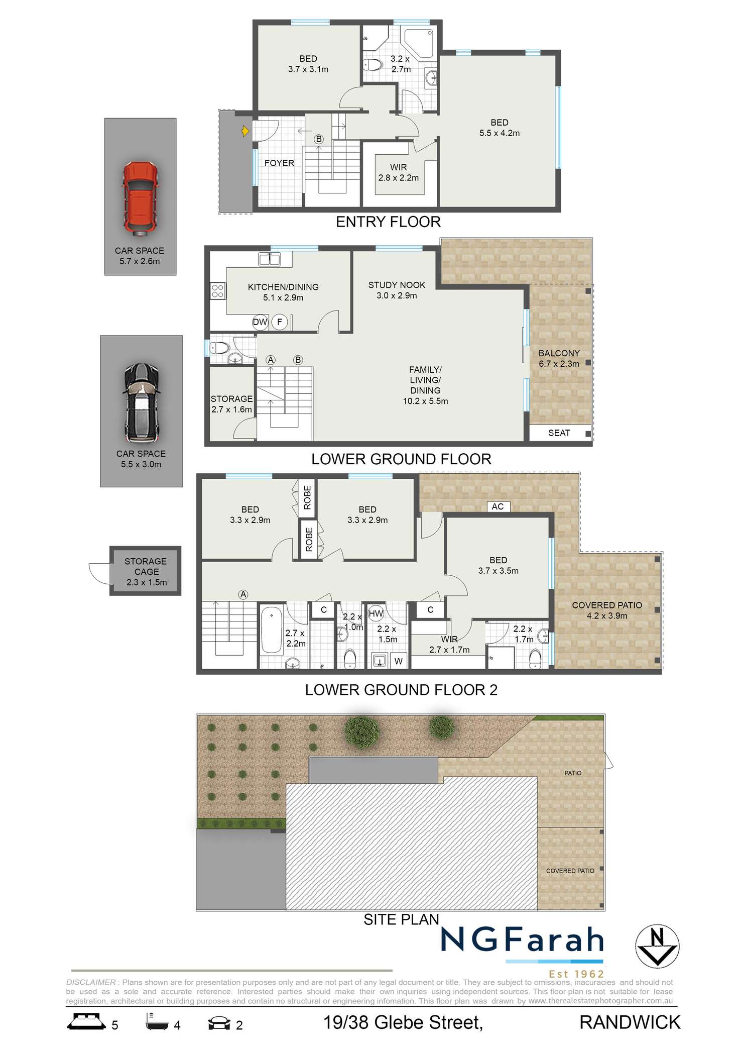 Floorplan of Homely townhouse listing, 19/38 Glebe Street, Randwick NSW 2031