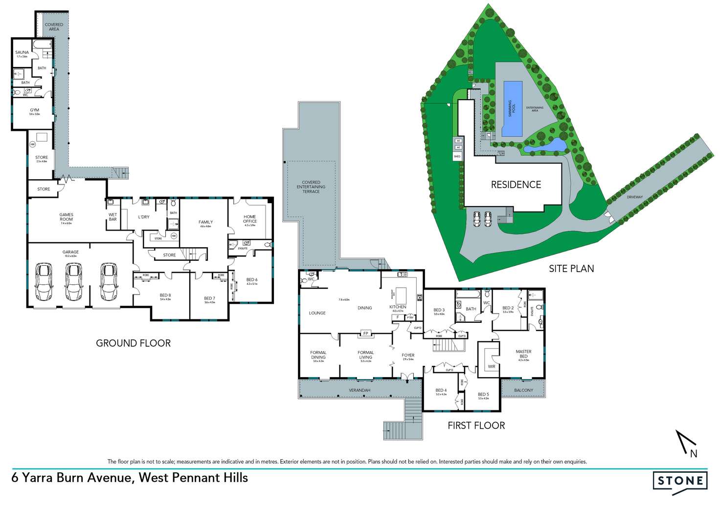 Floorplan of Homely house listing, 6 Yarra Burn Avenue, West Pennant Hills NSW 2125