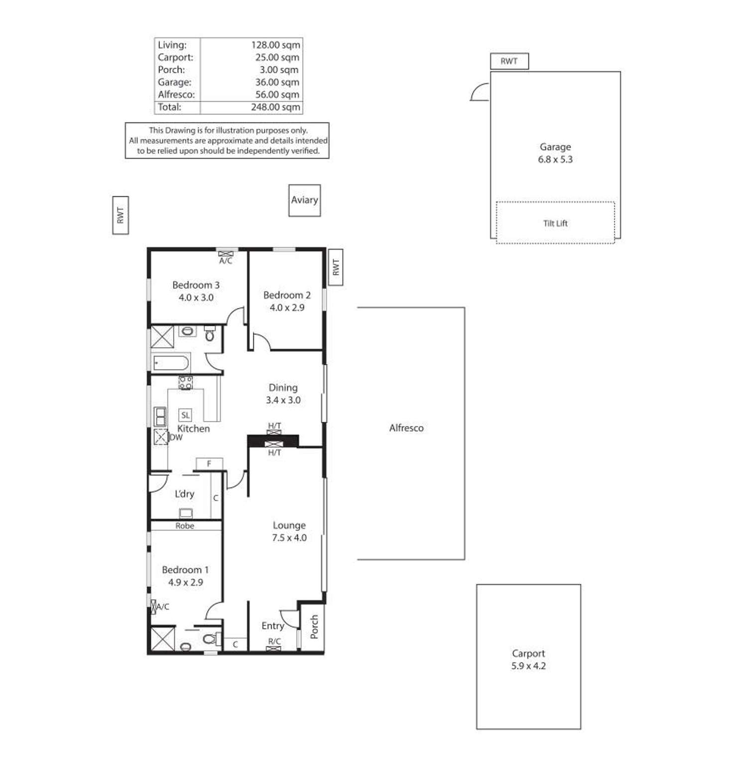 Floorplan of Homely house listing, 5 Jones Court, Highbury SA 5089