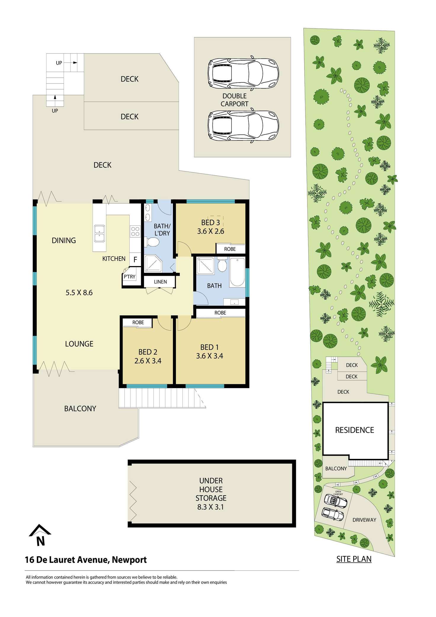Floorplan of Homely house listing, 16 De Lauret Avenue, Newport NSW 2106