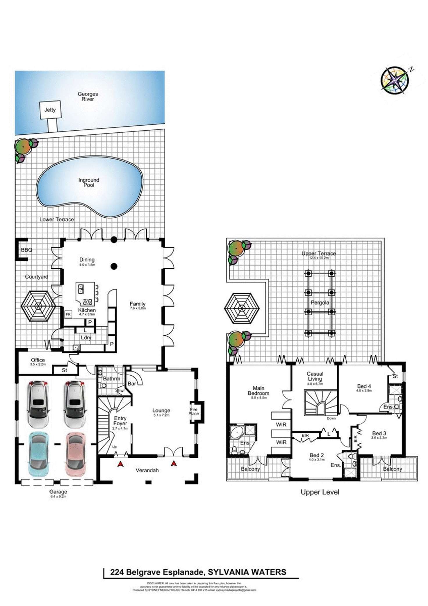 Floorplan of Homely house listing, 224 Belgrave Esplanade, Sylvania Waters NSW 2224