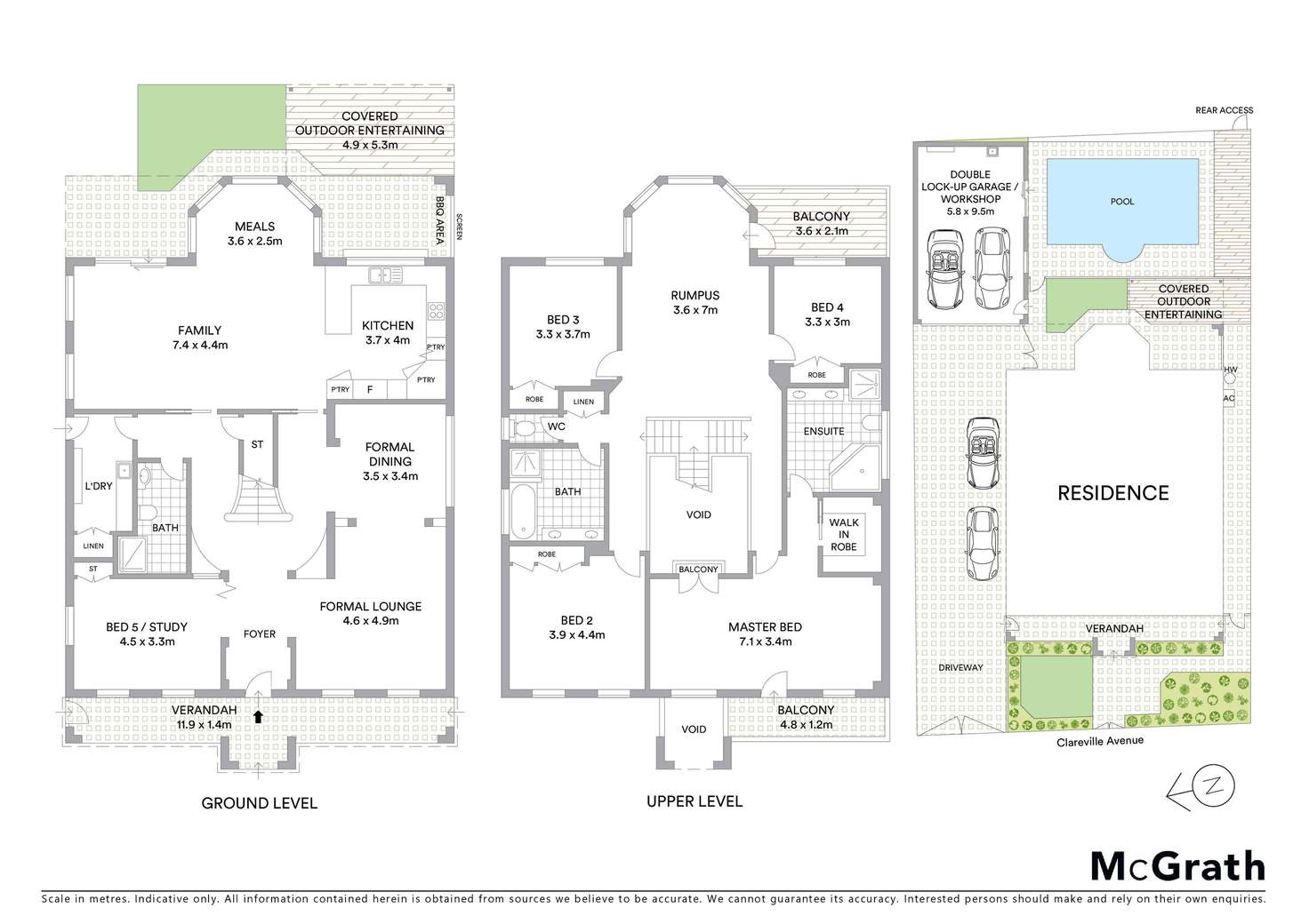 Floorplan of Homely house listing, 112 Clareville Avenue, Sandringham NSW 2219