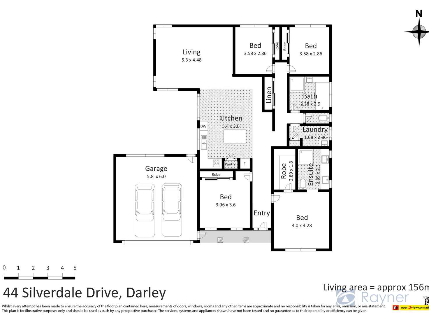 Floorplan of Homely house listing, 44 Silverdale Drive, Darley VIC 3340