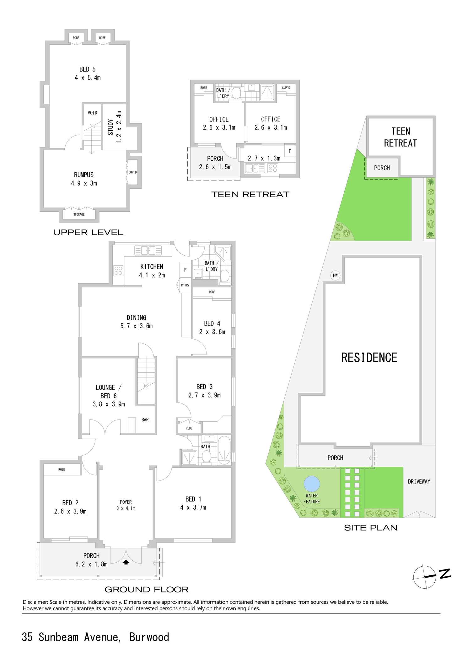 Floorplan of Homely house listing, 35 Sunbeam Avenue, Burwood NSW 2134