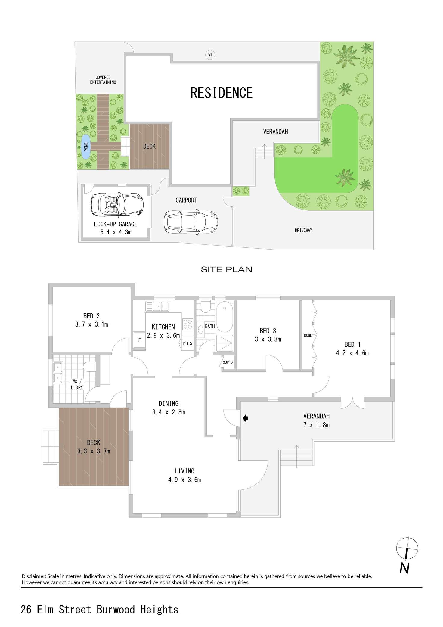 Floorplan of Homely house listing, 26 Elm Street, Burwood Heights NSW 2136