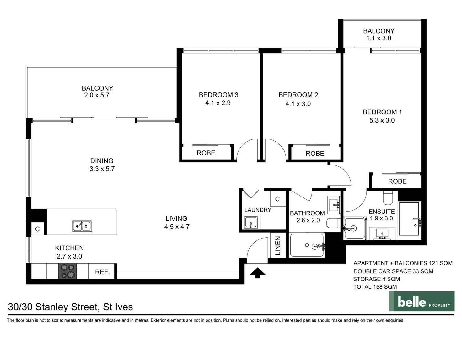 Floorplan of Homely apartment listing, 30/30 Stanley Street, St Ives NSW 2075