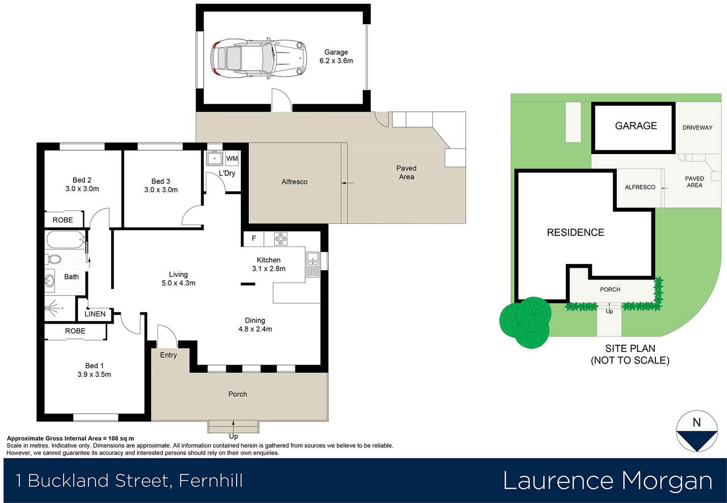 Floorplan of Homely house listing, 1 Buckland Street, Fernhill NSW 2519