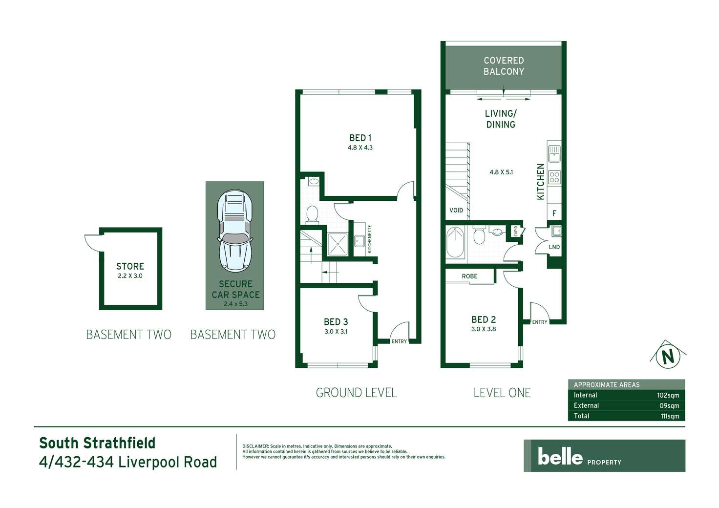 Floorplan of Homely apartment listing, 4/432-434 Liverpool Road, Strathfield South NSW 2136