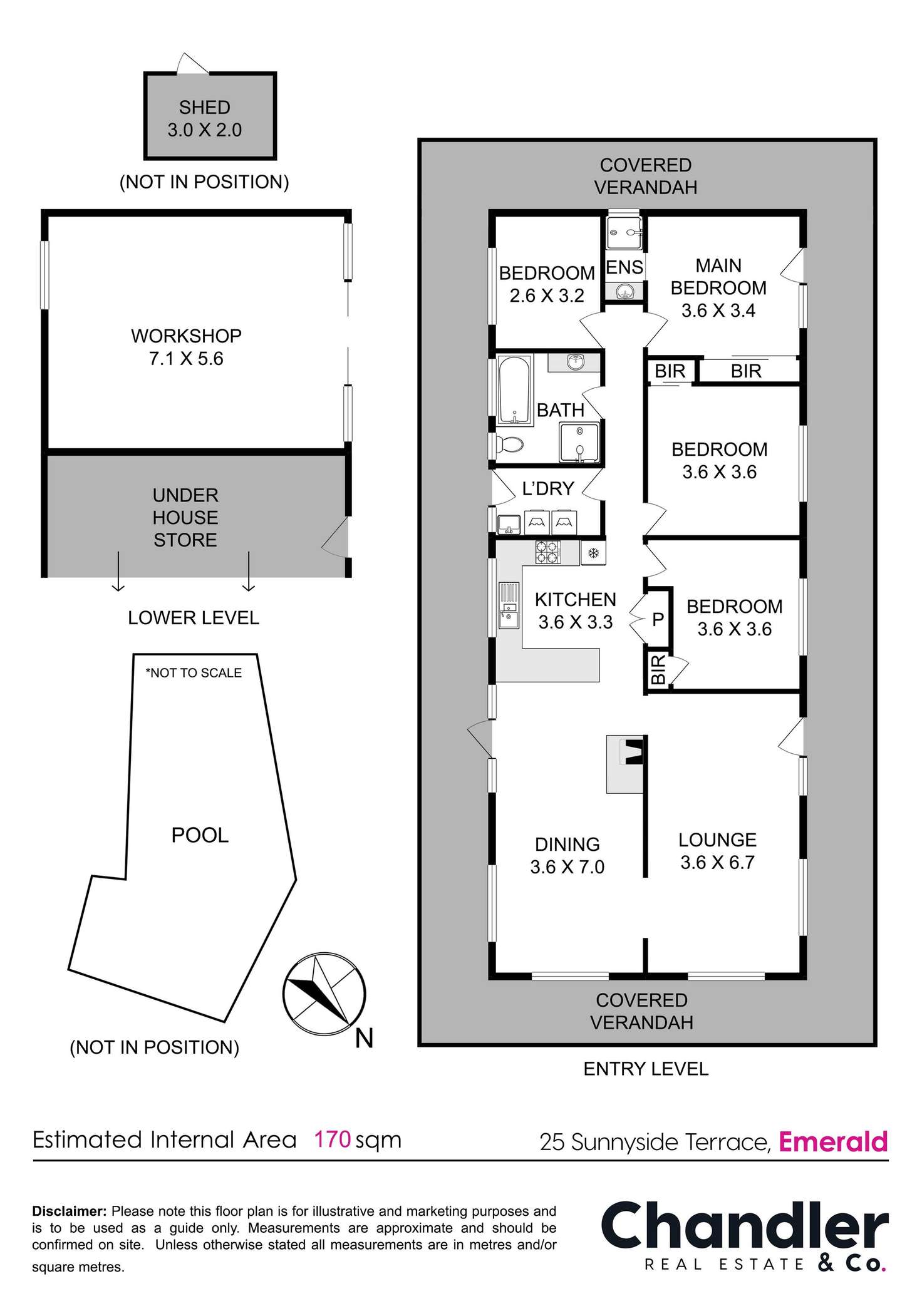 Floorplan of Homely house listing, 25 Sunnyside Terrace, Emerald VIC 3782