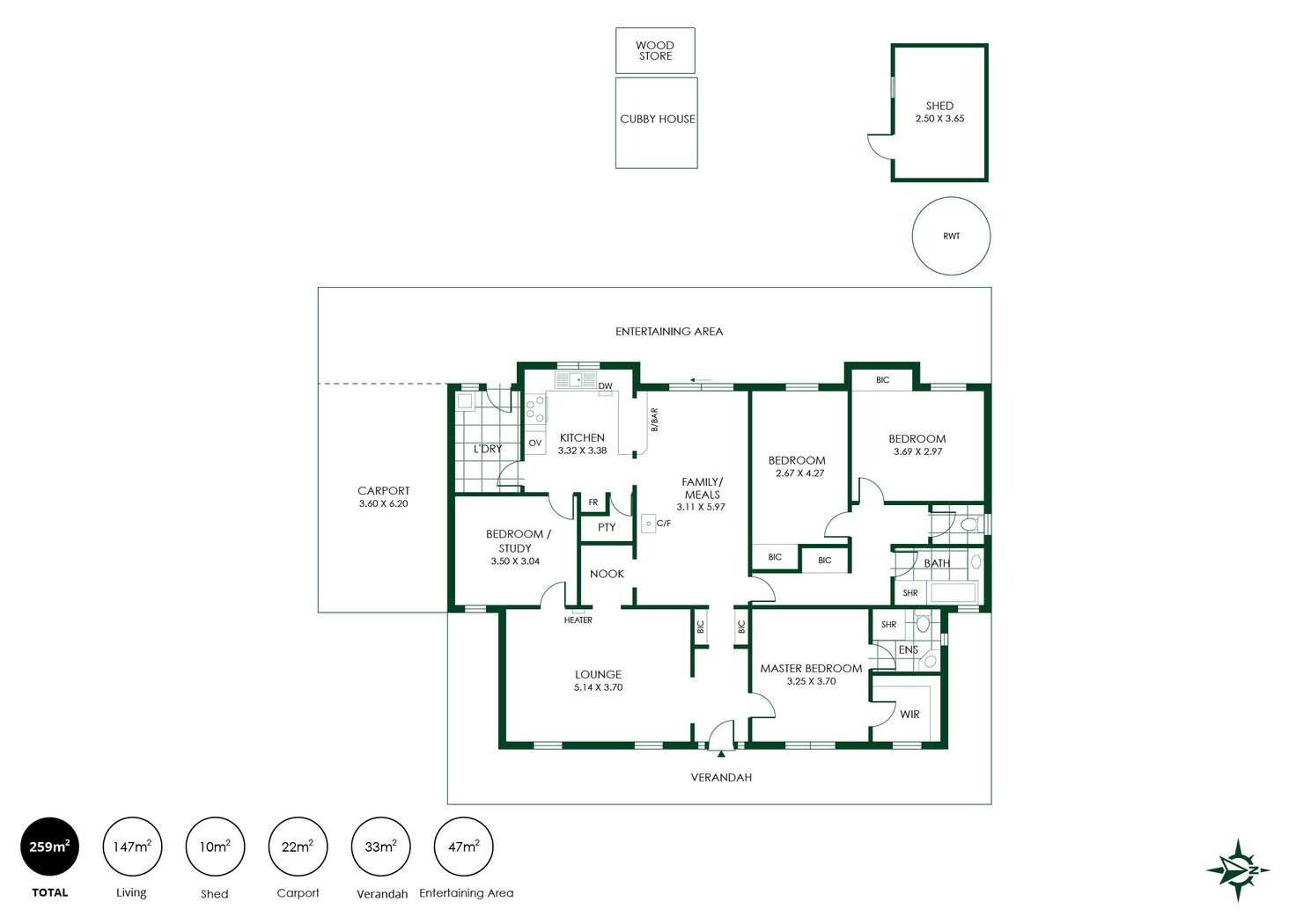 Floorplan of Homely house listing, 17 Memorial Drive, Mount Barker SA 5251