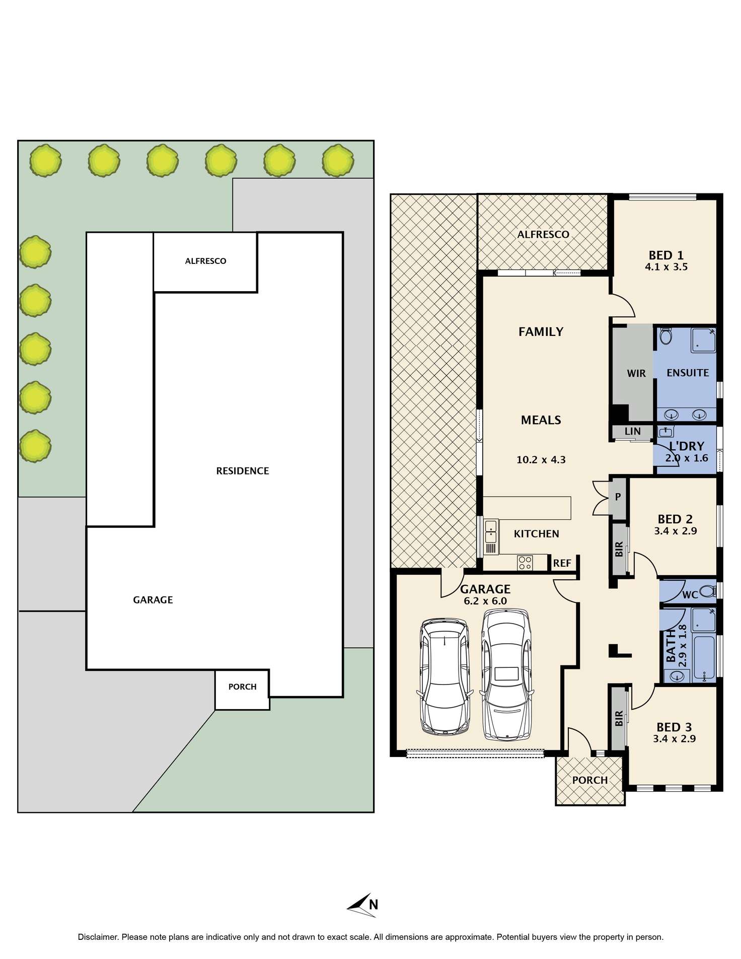 Floorplan of Homely house listing, 84 Moor Park Drive, Craigieburn VIC 3064