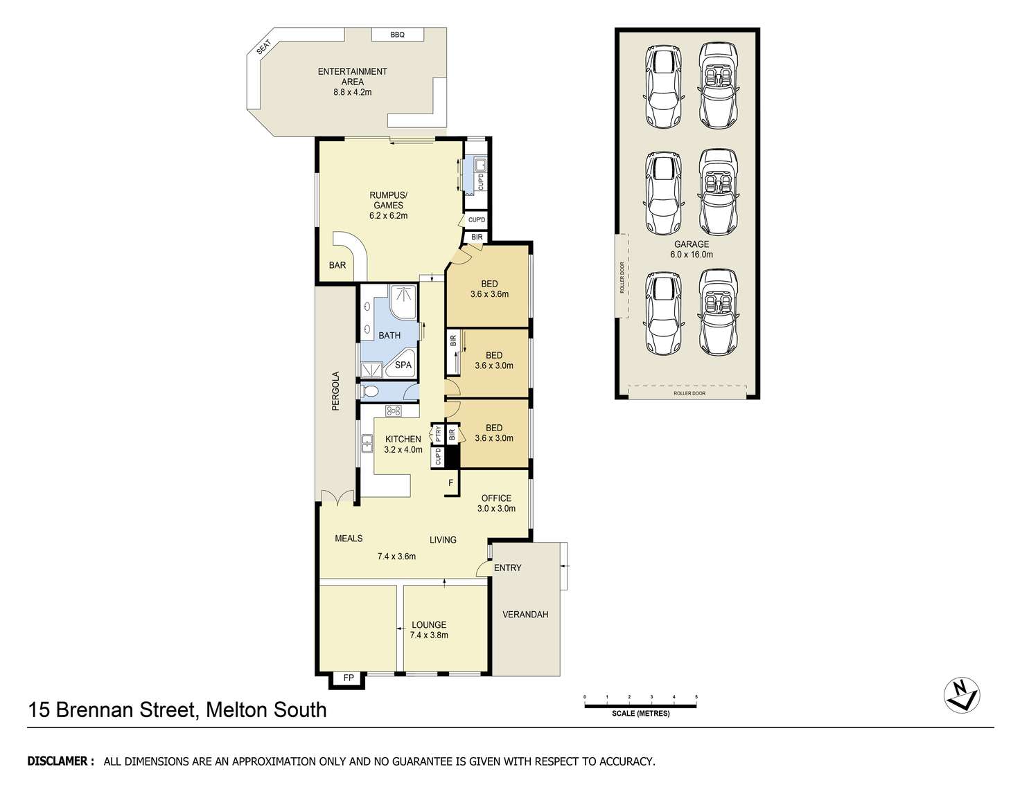 Floorplan of Homely house listing, 15 Brennan Street, Melton South VIC 3338